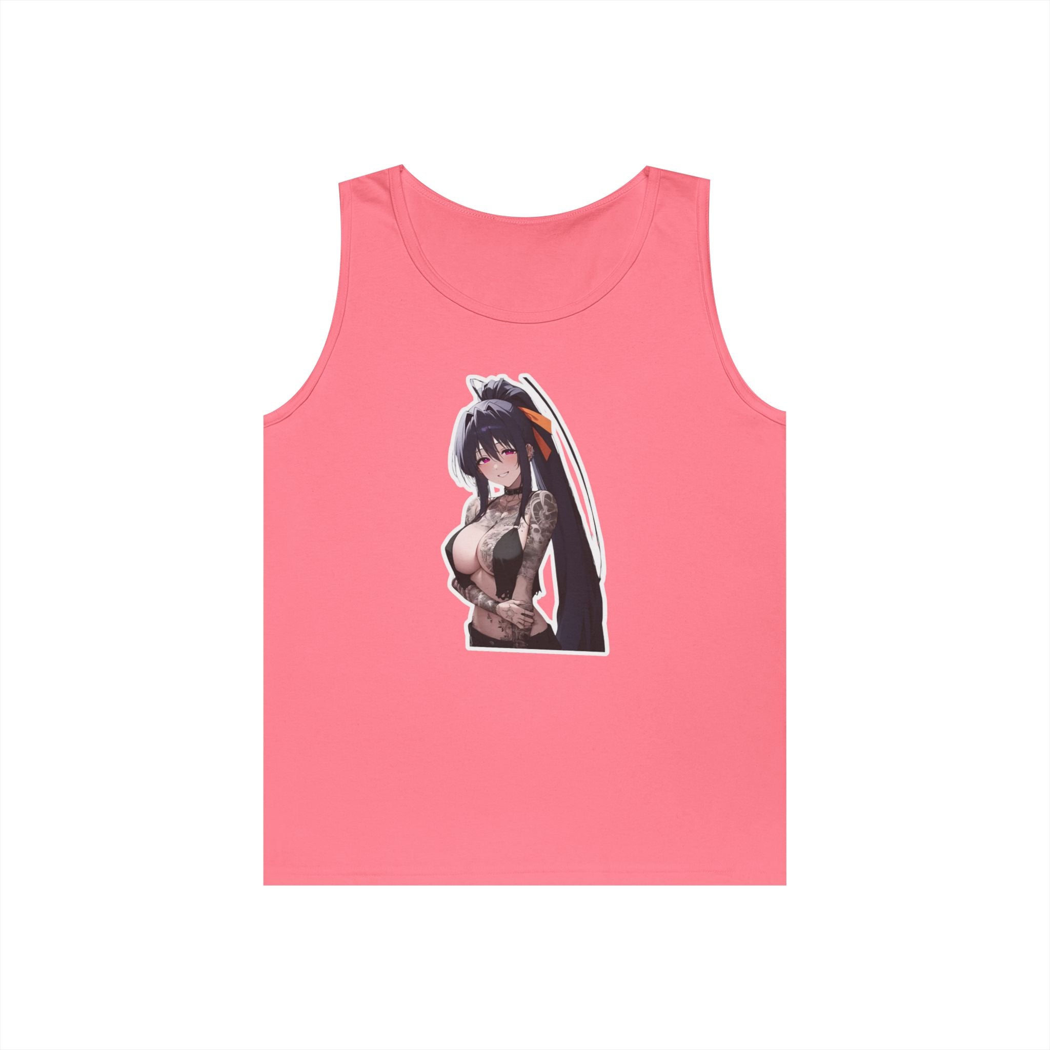 Akeno Himejima Gothic Tattooed Heavy Cotton Tank Top