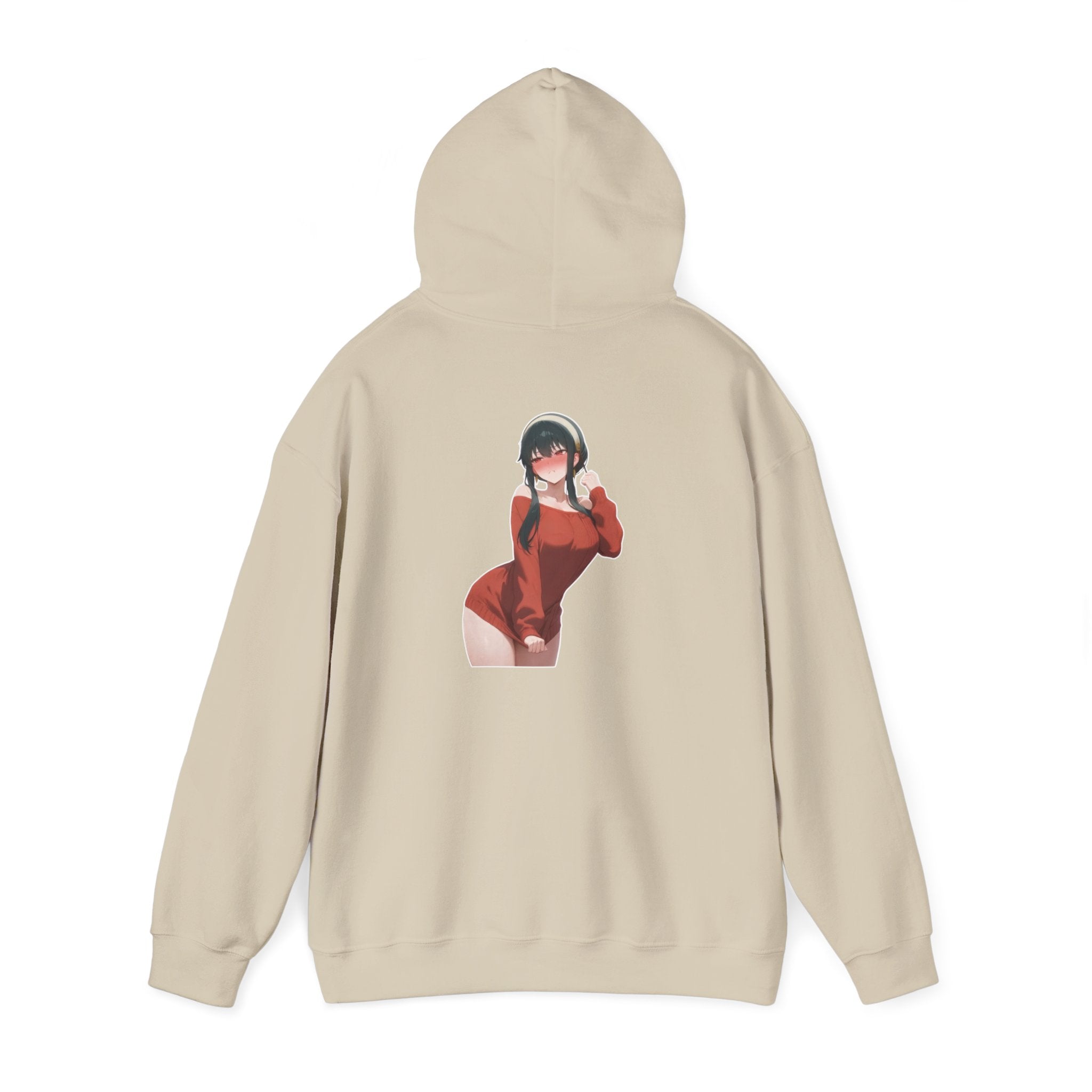 Yor Forger Blushing Waifu Unisex Heavy Blend™ Hooded Sweatshirt