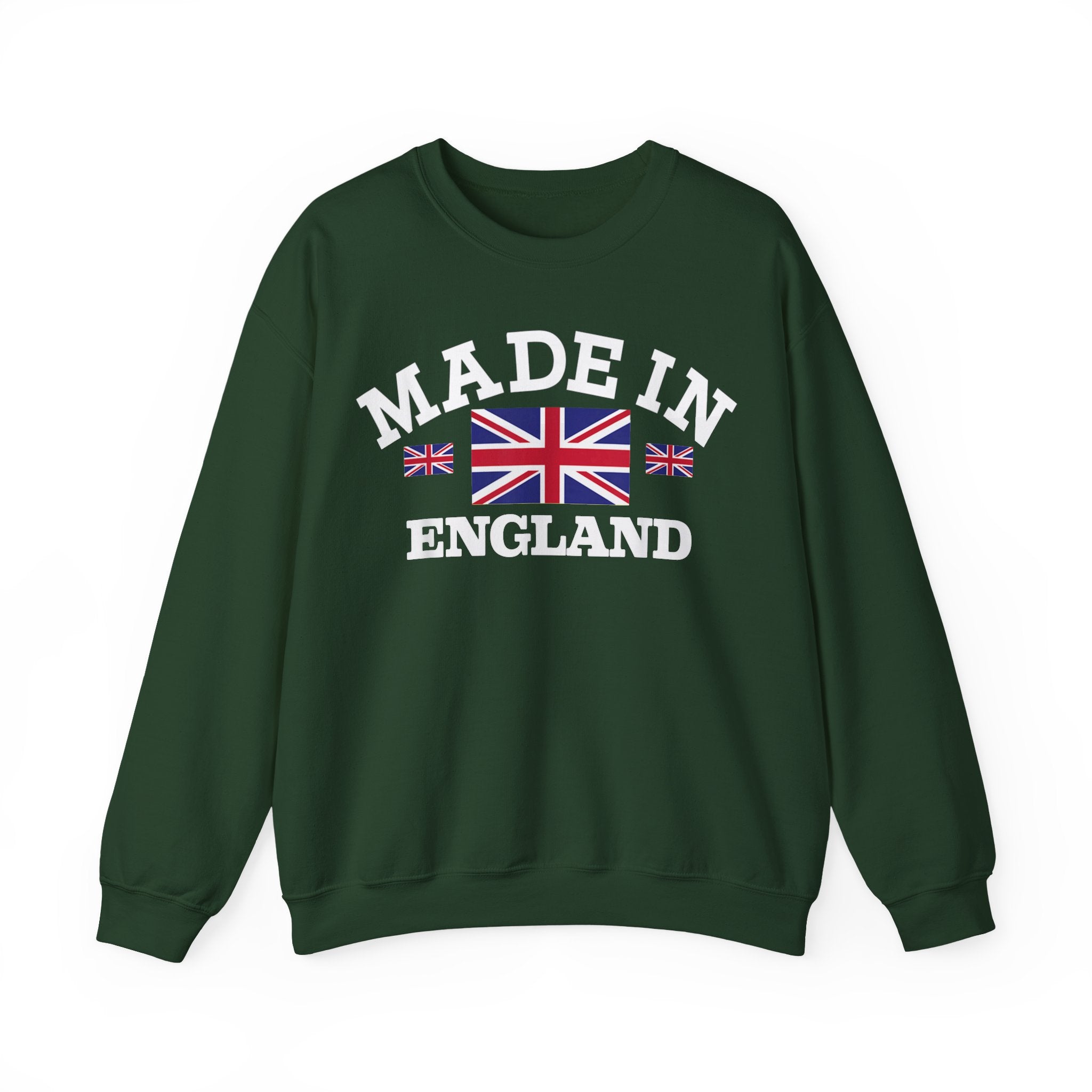 Made in England British Flag Union Jack Unisex Heavy Blend™ Crewneck Sweatshirt