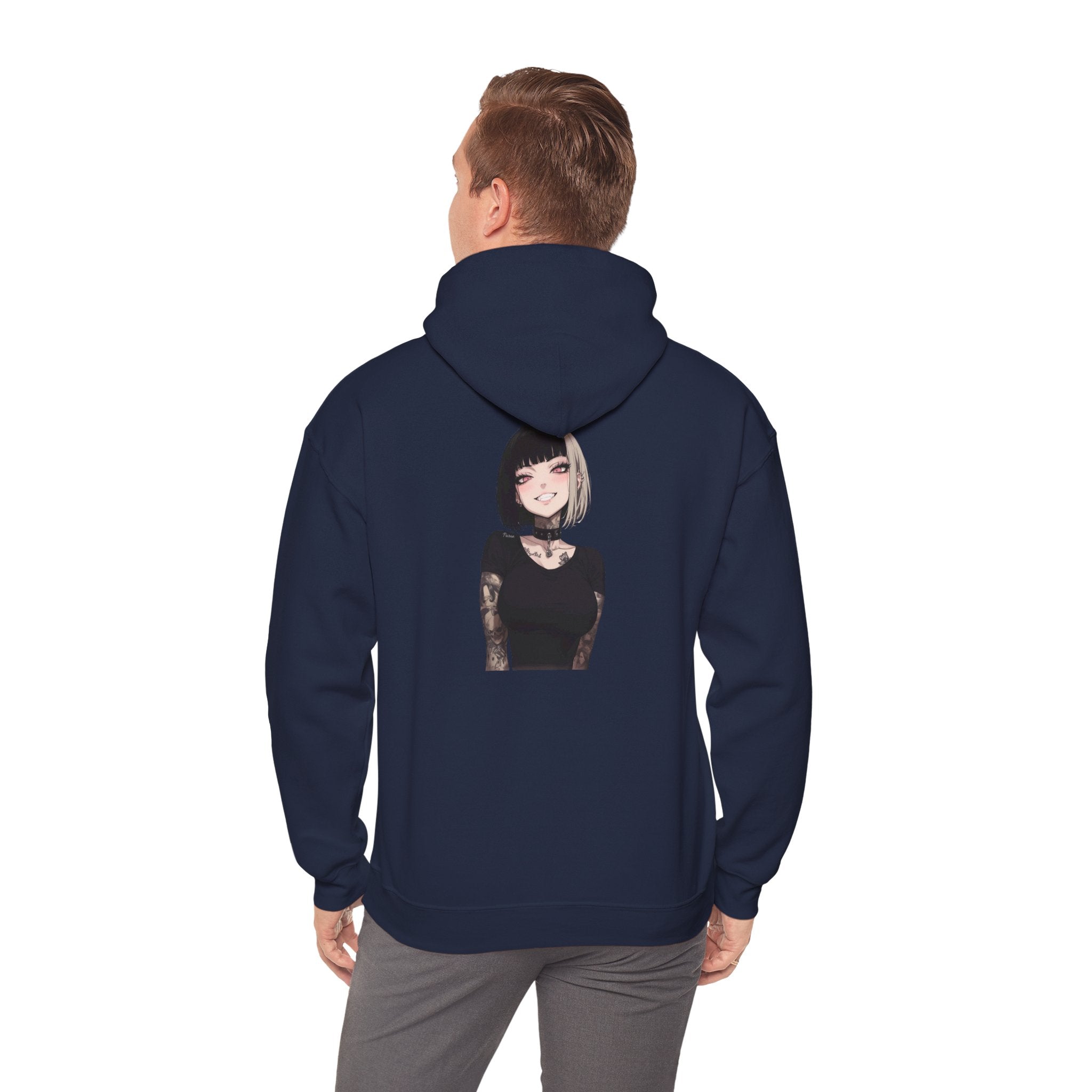 Himiko Toga Gothic Tattooed Style Unisex Heavy Blend™ Hooded Sweatshirt