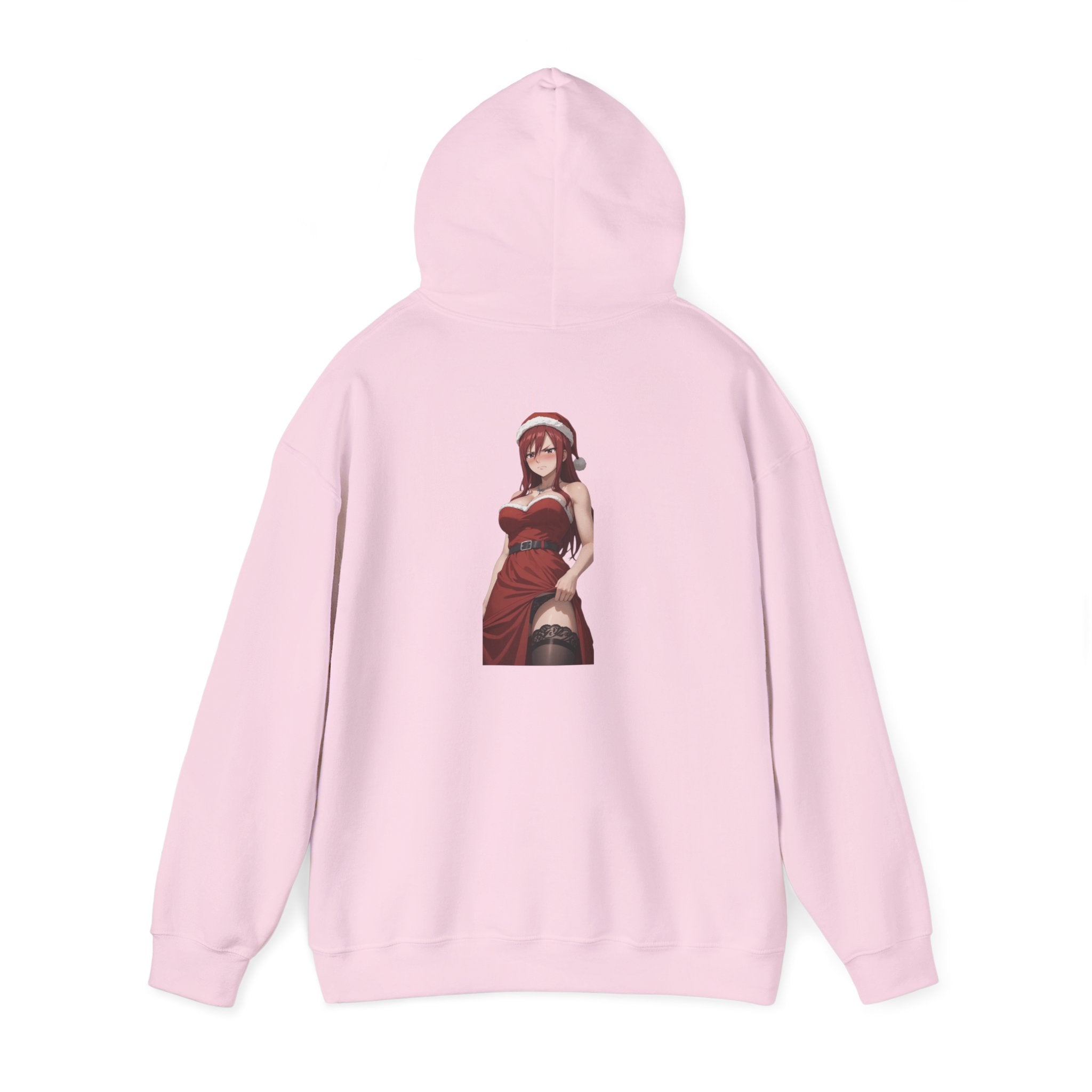 Ezra Scarlet Christmas Themed Angry Anime Unisex Heavy Blend™ Hooded Sweatshirt