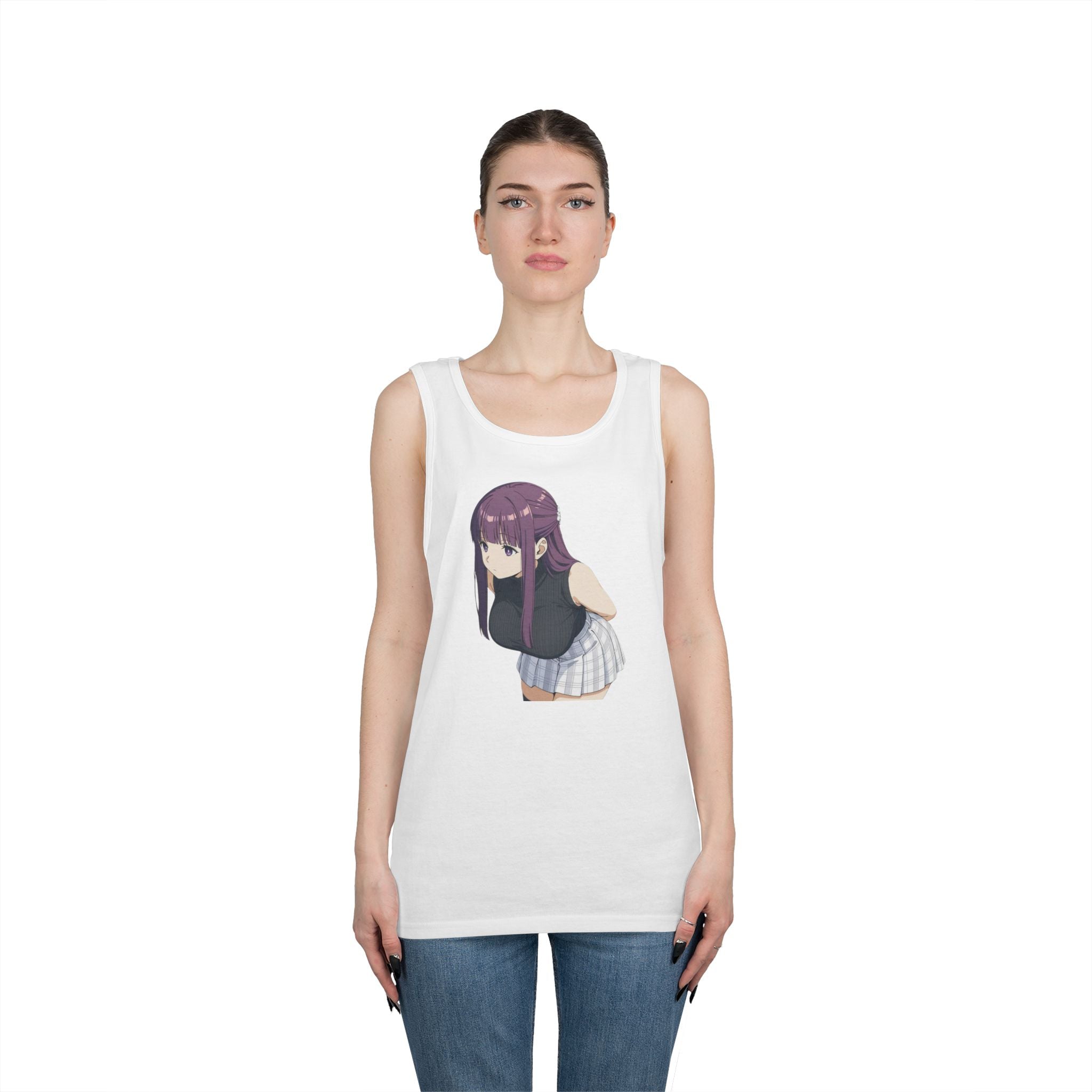 Fern Anime Heavy Cotton Tank Top