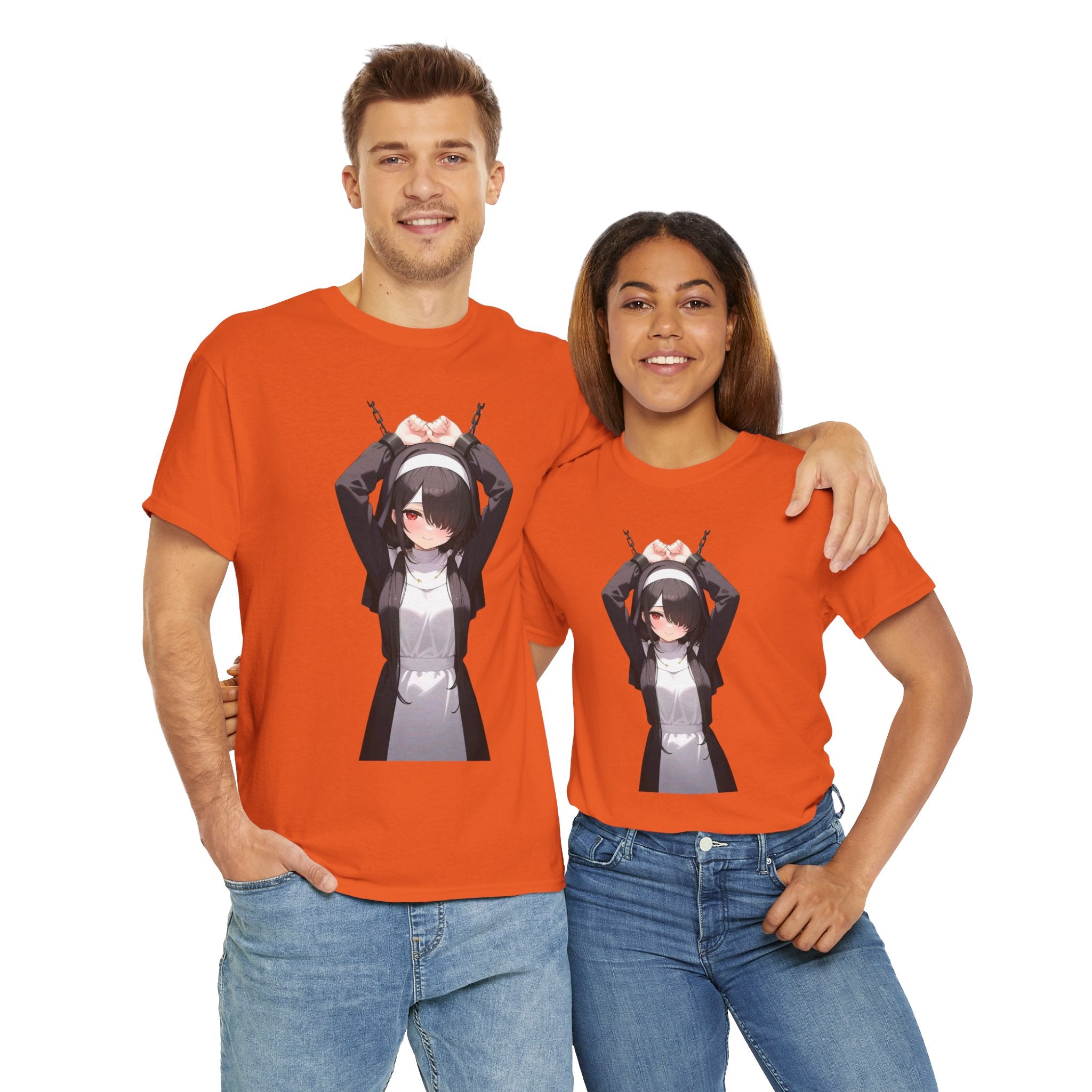 Tokisaki Kurum Nun Gothic Anime Heavy Cotton Tee