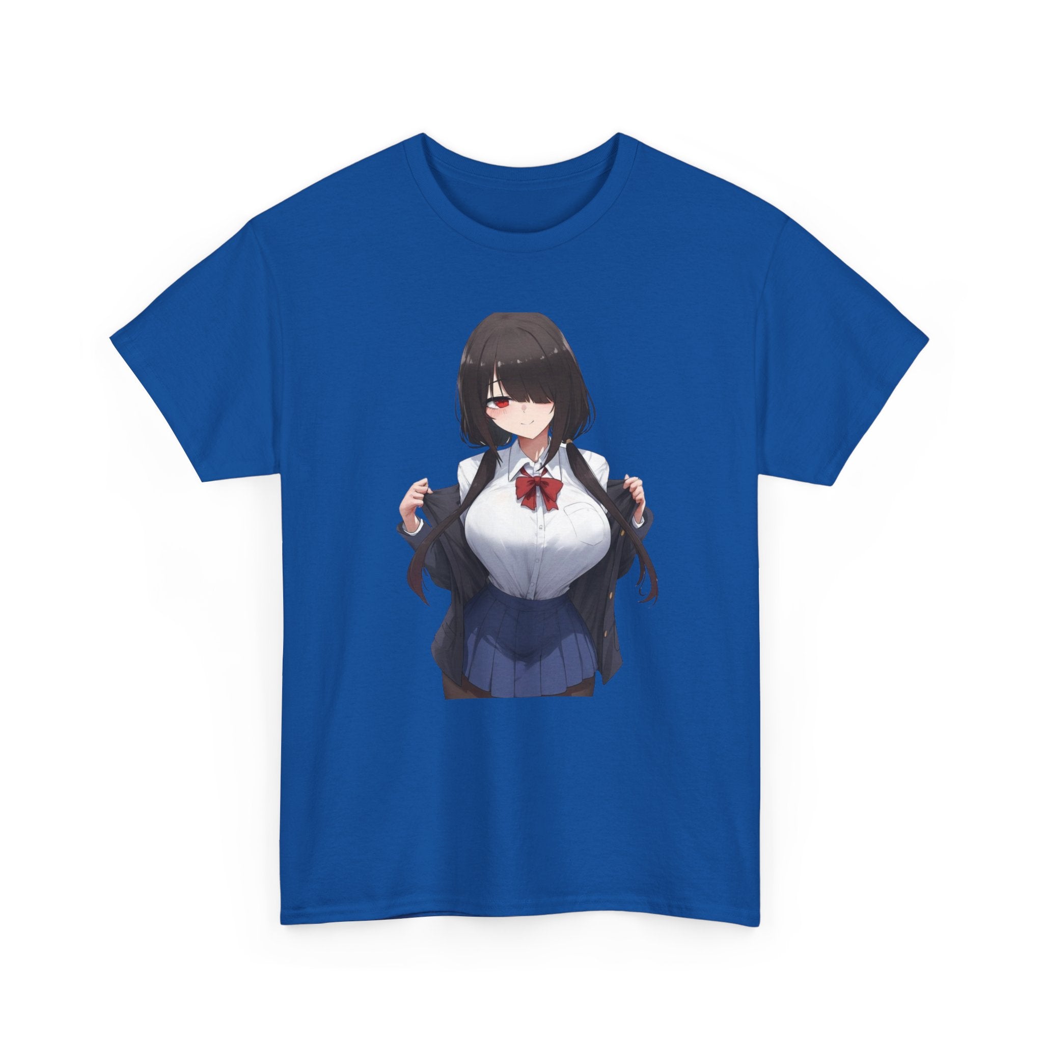 Tokisaki Kurum Schoolgirl Gothic Seductive Unisex Heavy Cotton Tee