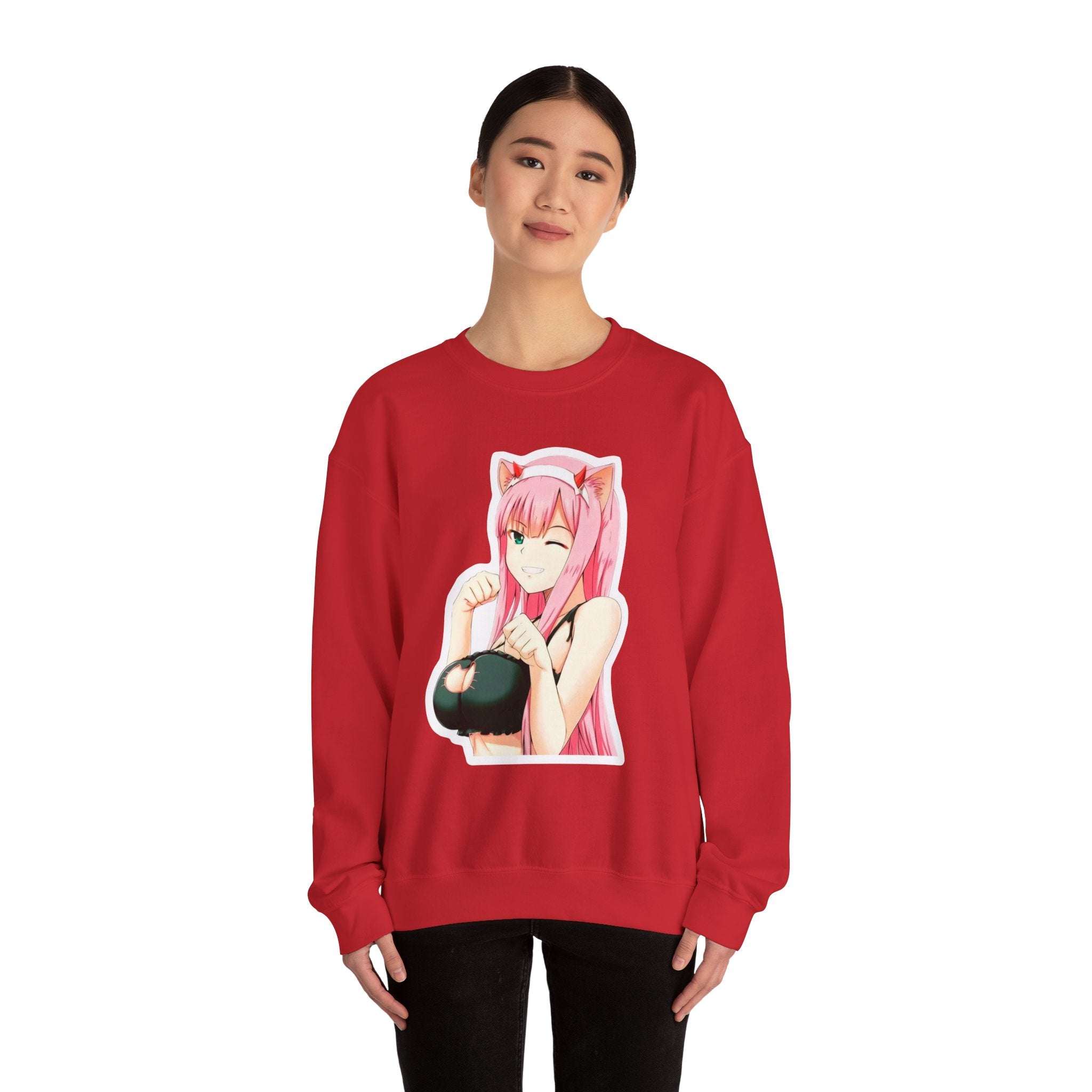 Zero Two Sexy Style Unisex Heavy Blend™ Crewneck Sweatshirt
