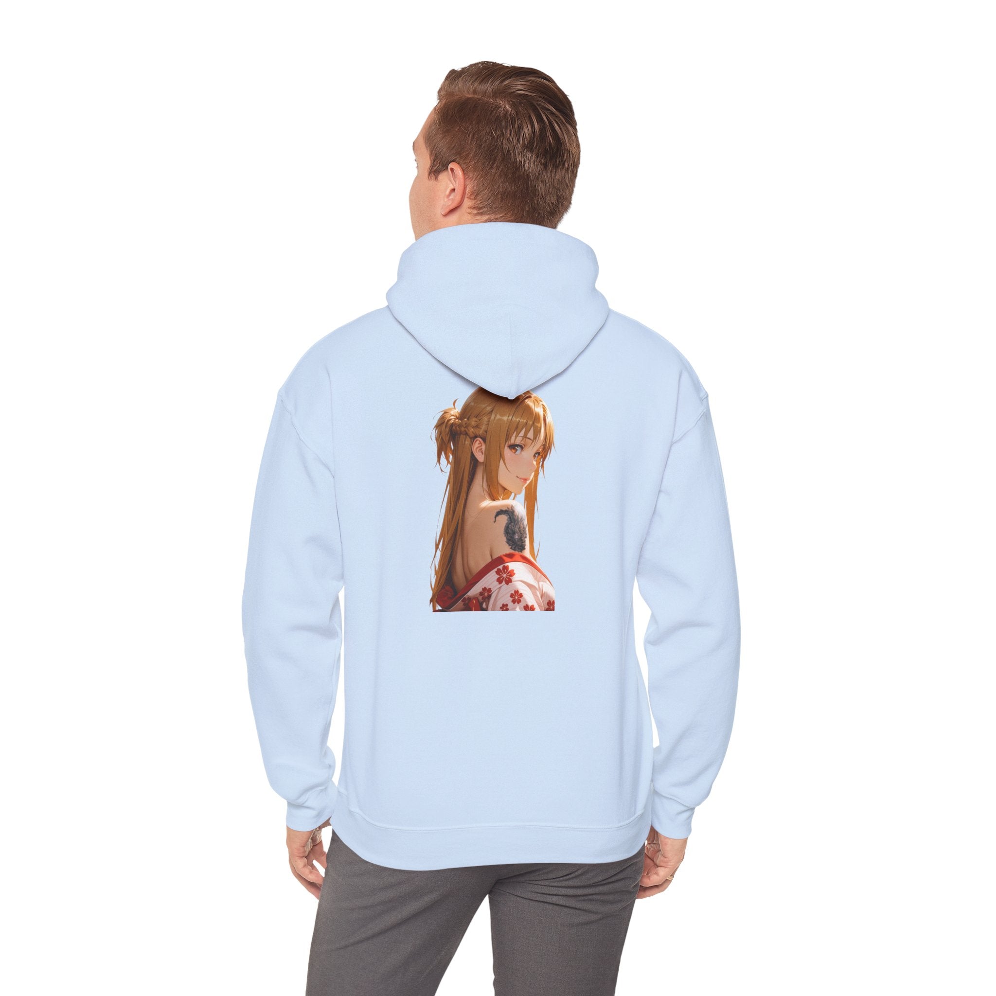 Asuna Kimono Tattoo Unisex Heavy Blend™ Hooded Sweatshirt