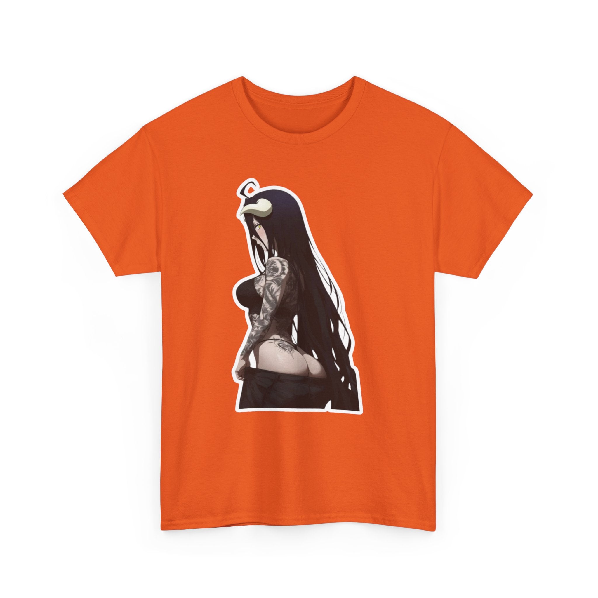 Albedo From Overlord Gothic Tattooed Unisex Heavy Cotton Tee
