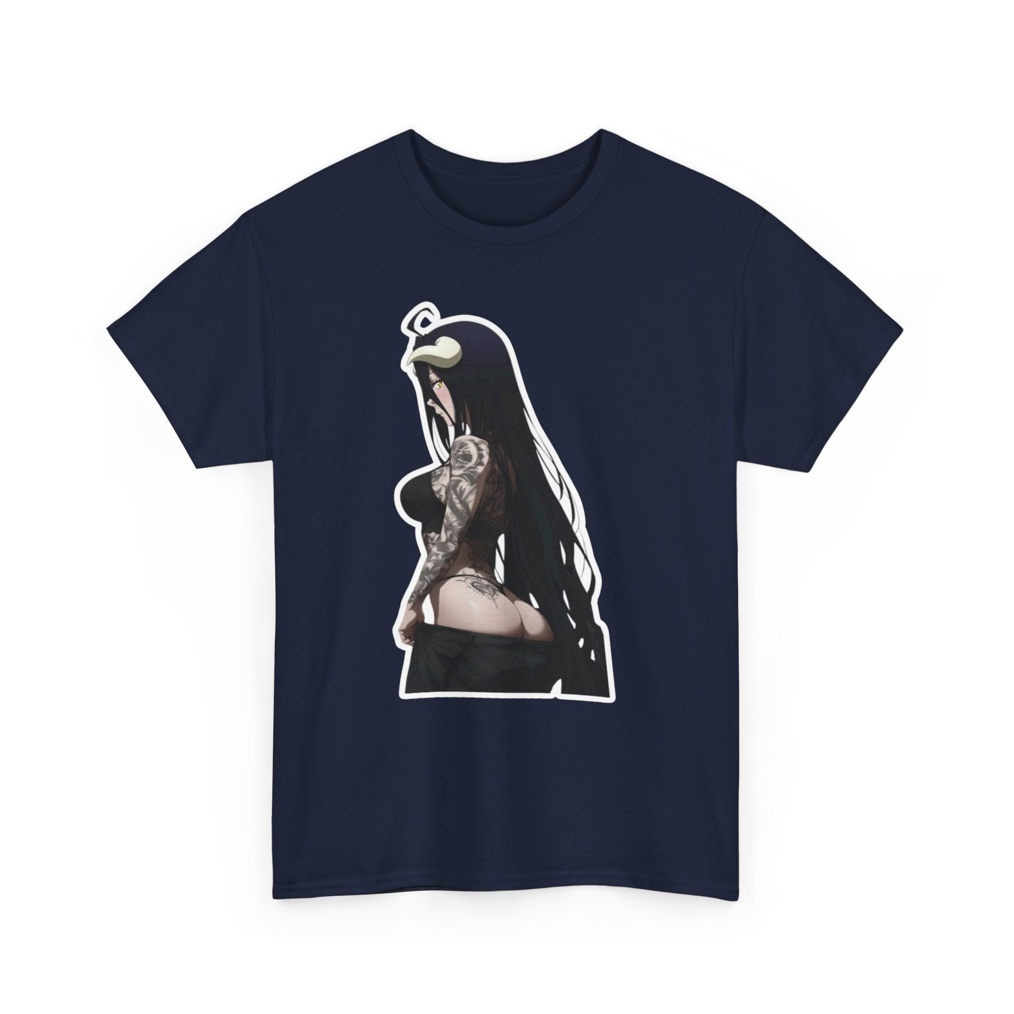 Albedo From Overlord Gothic Tattooed Unisex Heavy Cotton Tee