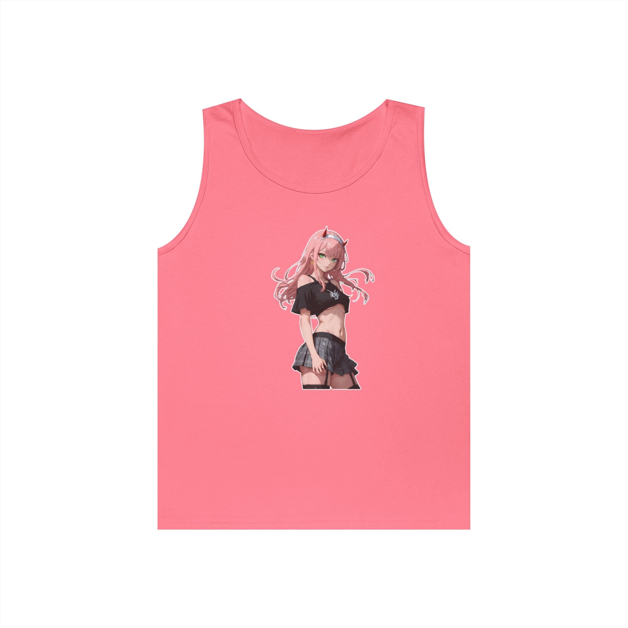 Zero Two Streetwear Style Heavy Cotton Tank Top