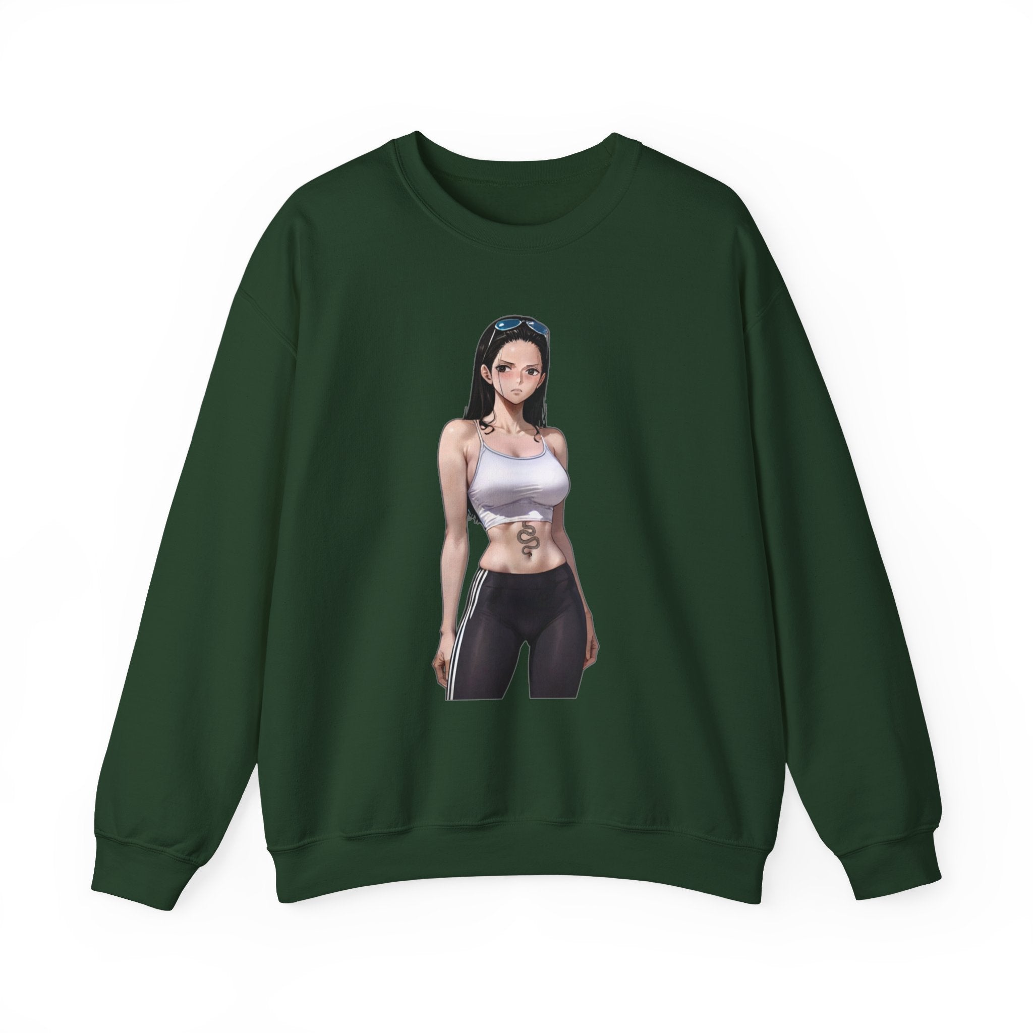 Copy of Nico Robin Catgirl Casual Anime Unisex Heavy Blend™ Crewneck Sweatshirt
