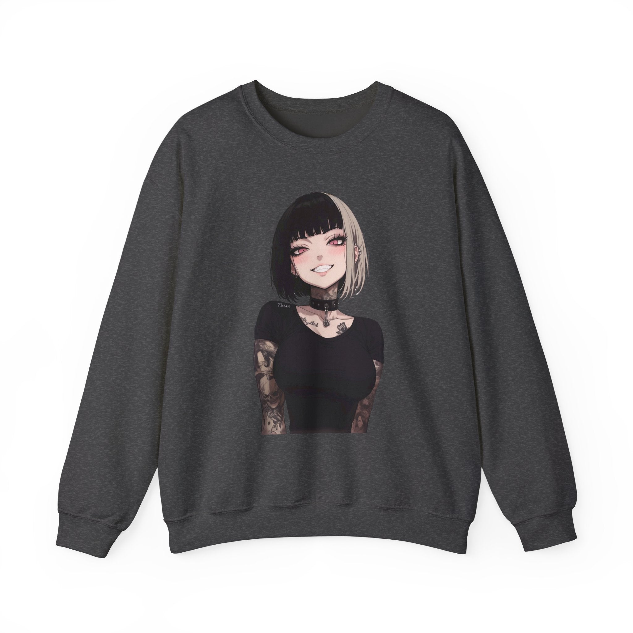 Himiko Toga Gothic Tattooed Style Unisex Heavy Blend™ Crewneck Sweatshirt