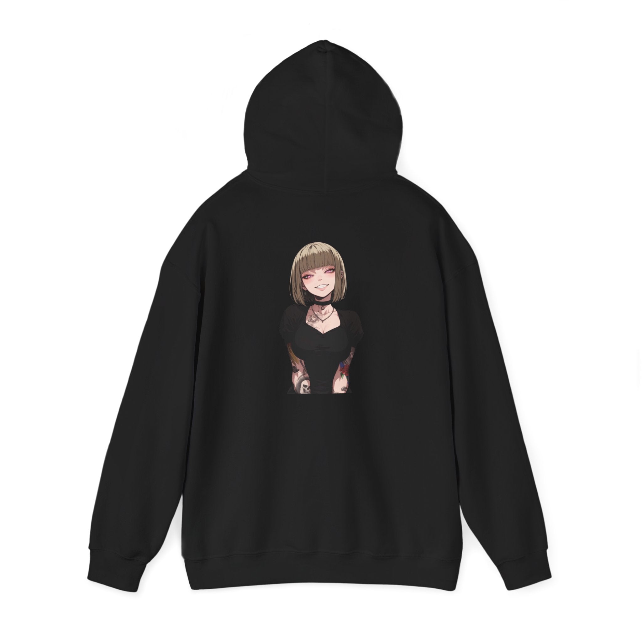 Sexy Style Himiko Toga Skull Tattooed Unisex Heavy Blend™ Hooded Sweatshirt