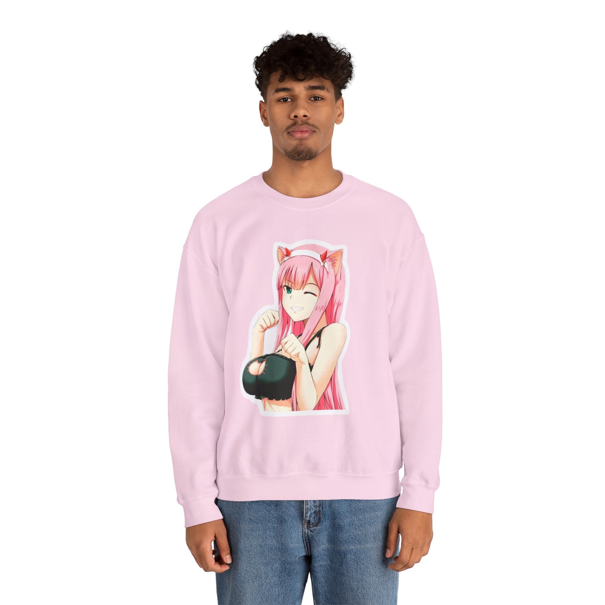 Zero Two Sexy Style Unisex Heavy Blend™ Crewneck Sweatshirt