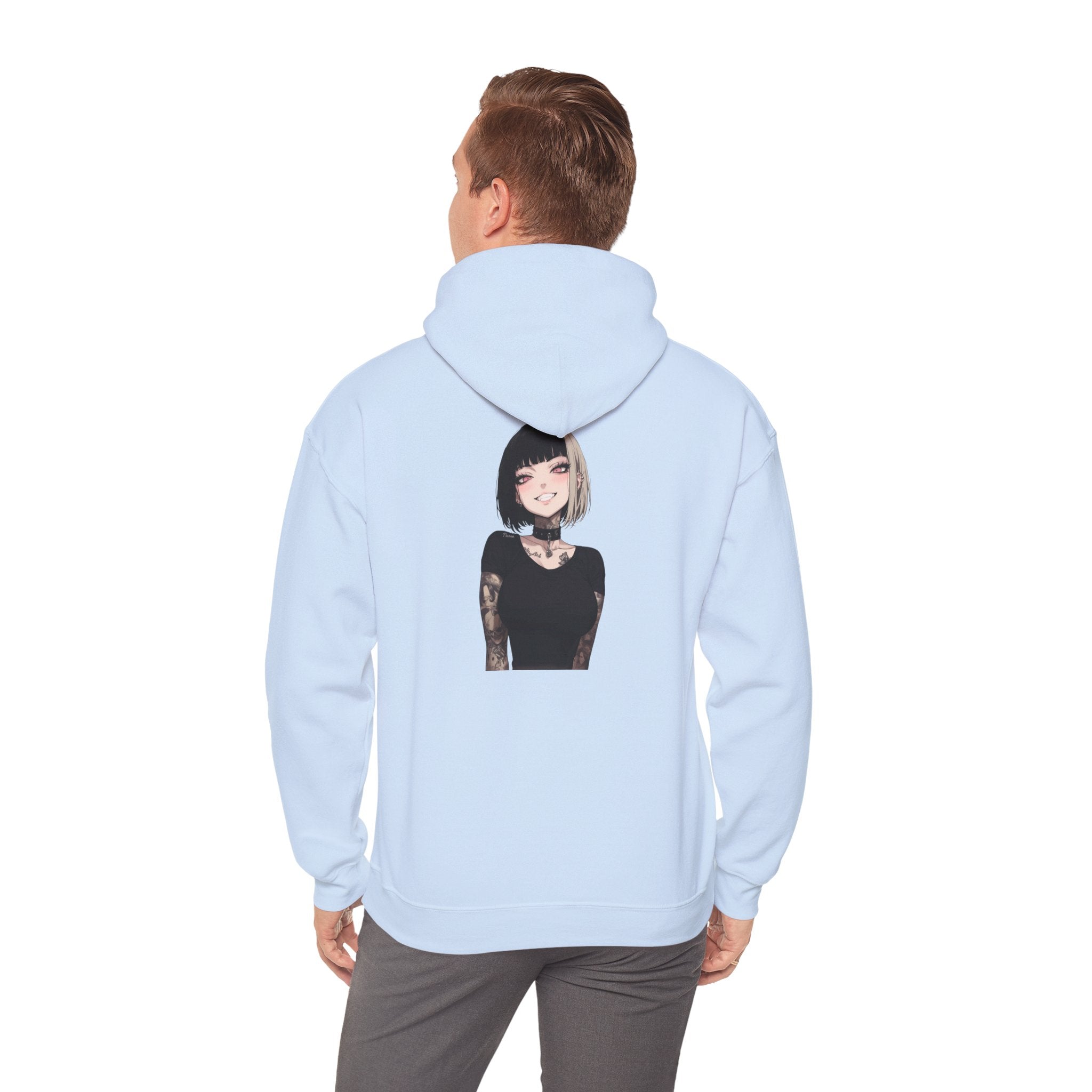 Himiko Toga Gothic Tattooed Style Unisex Heavy Blend™ Hooded Sweatshirt