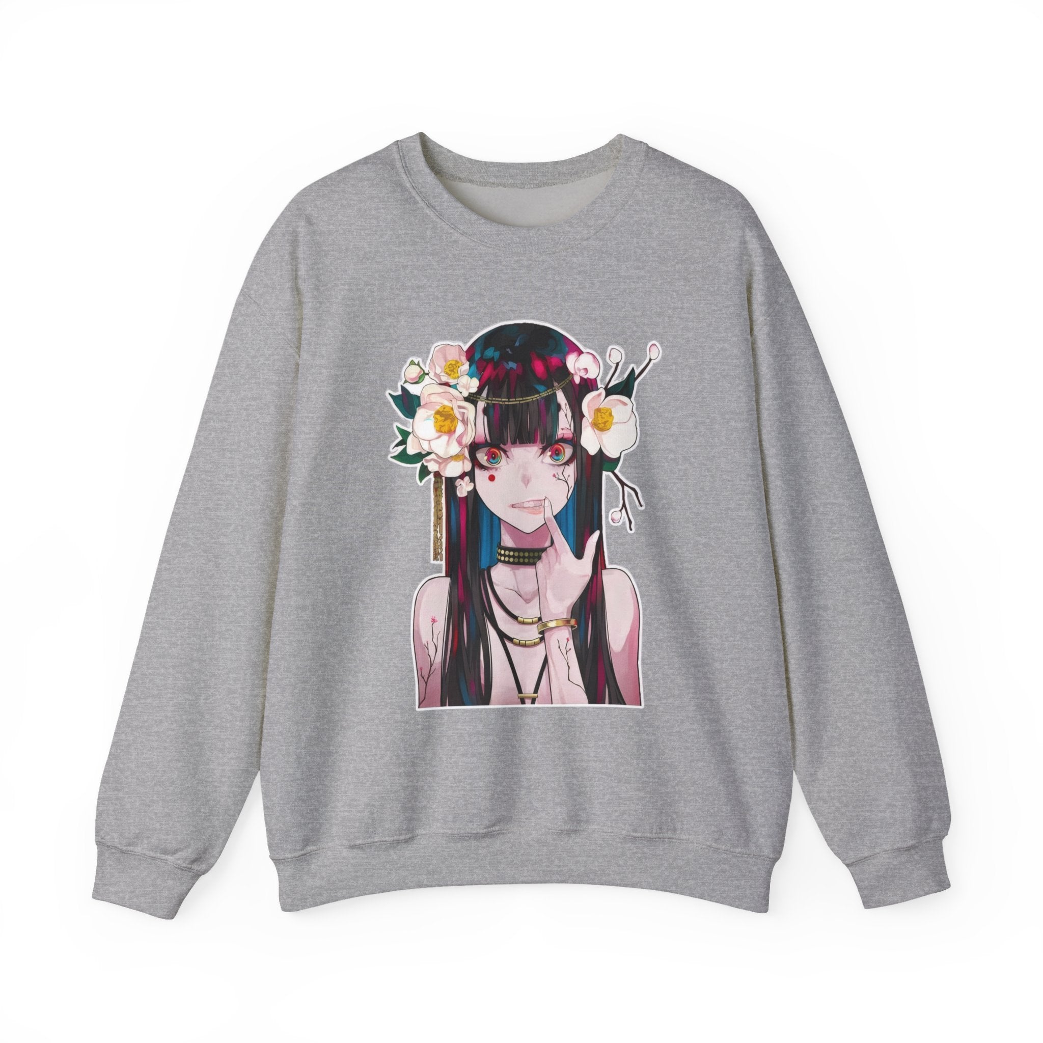 Vampire Girl Dark Fantasy Unisex Heavy Blend™ Crewneck Sweatshirt