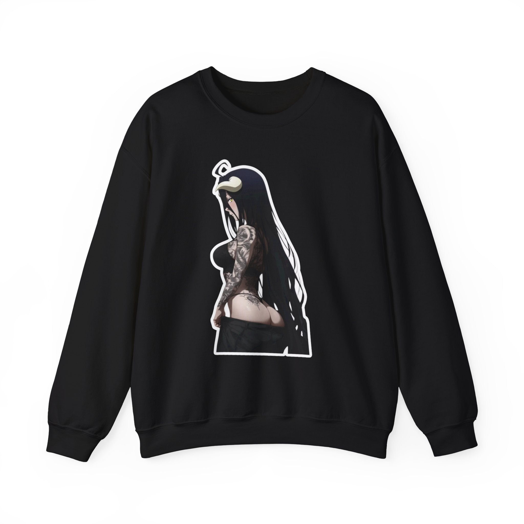 Albedo From Overlord Gothic Tattooed Unisex Heavy Blend™ Crewneck Sweatshirt