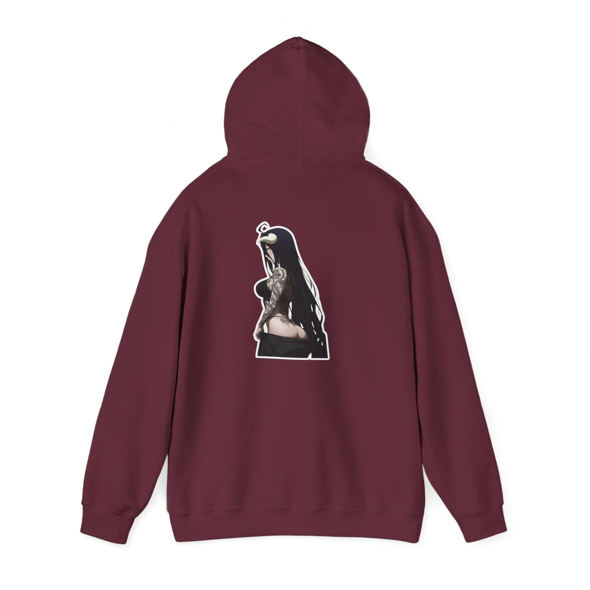 Albedo From Overlord Gothic Tattooed Unisex Heavy Blend™ Hooded Sweatshirt