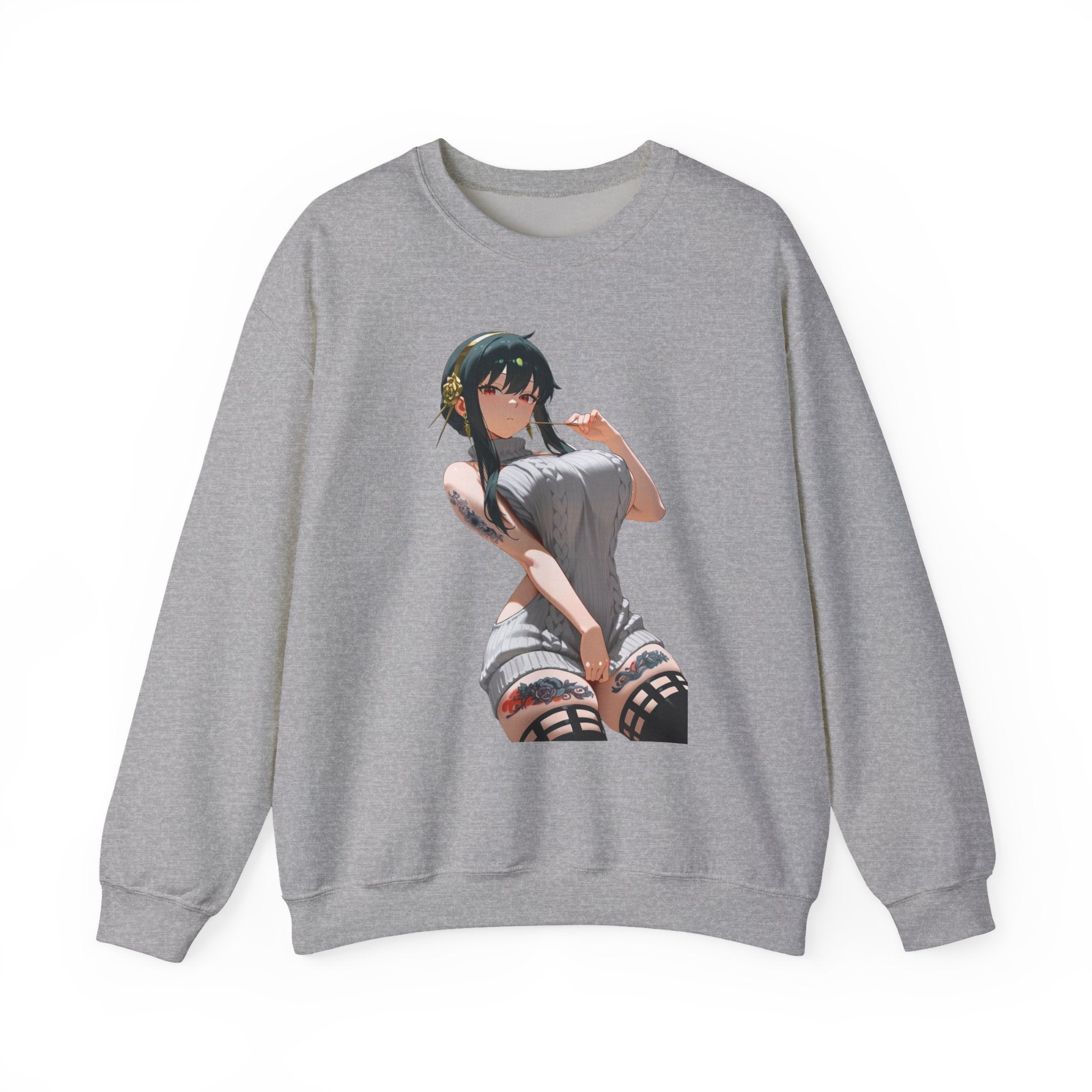 Yor Forger Sexy Tattooed Unisex Heavy Blend™ Crewneck Sweatshirt