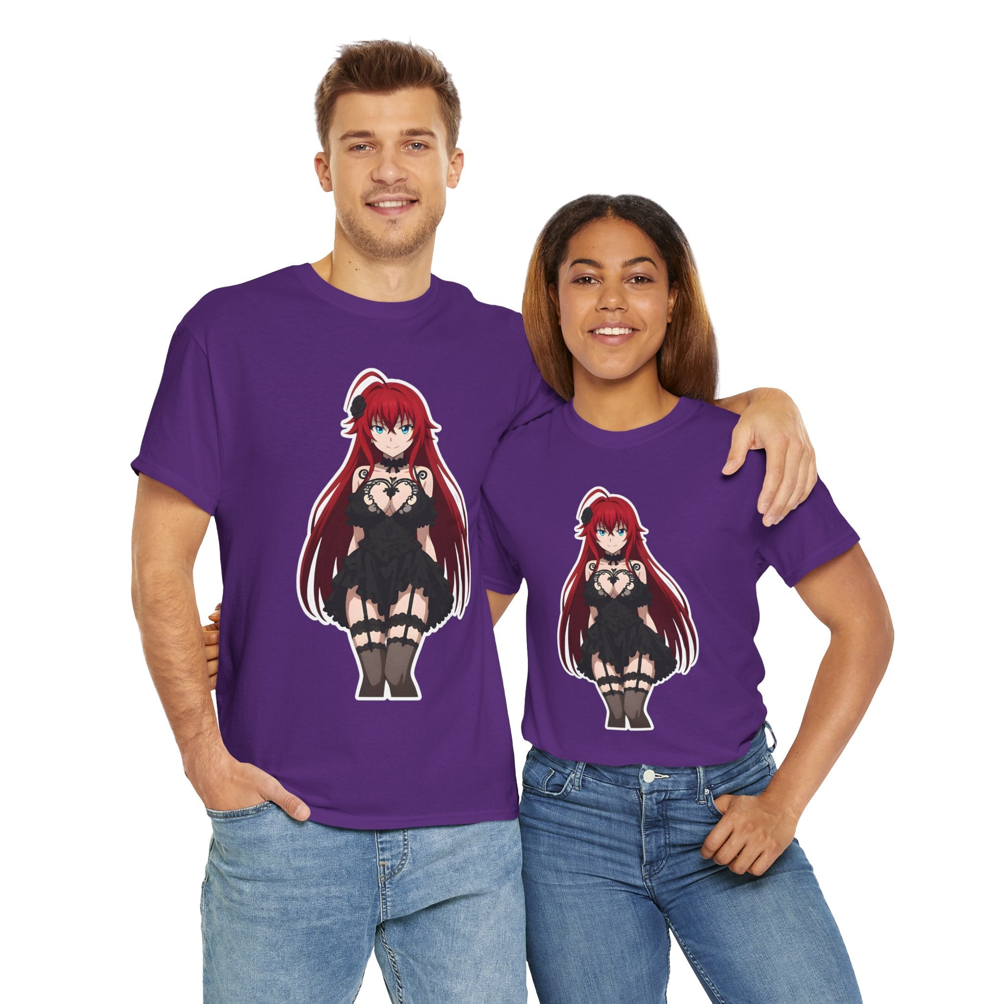 Rias Gremory Gothic Style Waifu Unisex Heavy Cotton Tee