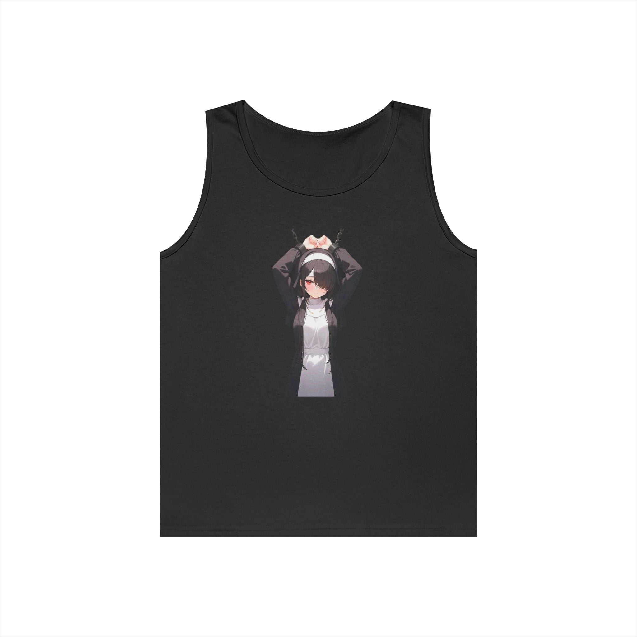 Tokisaki Kurum Nun Gothic Anime Heavy Cotton Tank Top