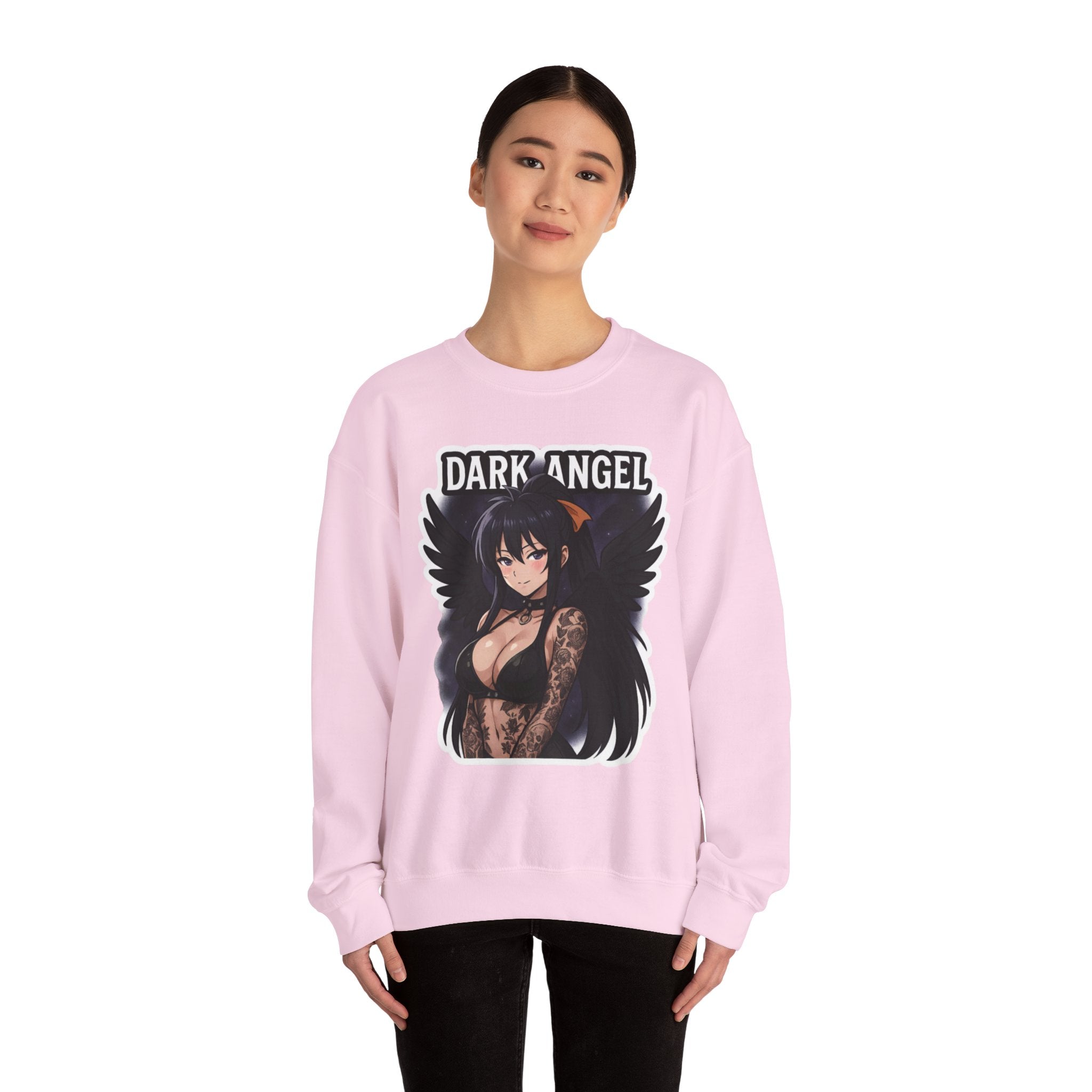 Akeno Himejima Dark Angel Unisex Heavy Blend™ Crewneck Sweatshirt