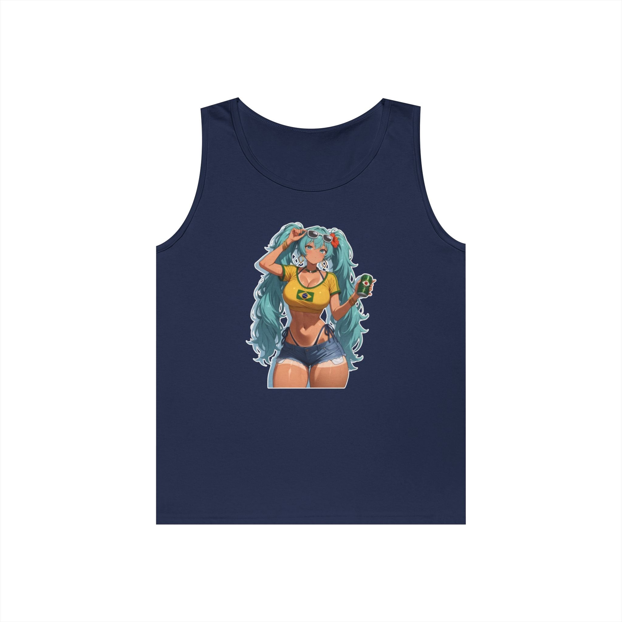 Hatsune Miku Brazil Girl Heavy Cotton Tank Top