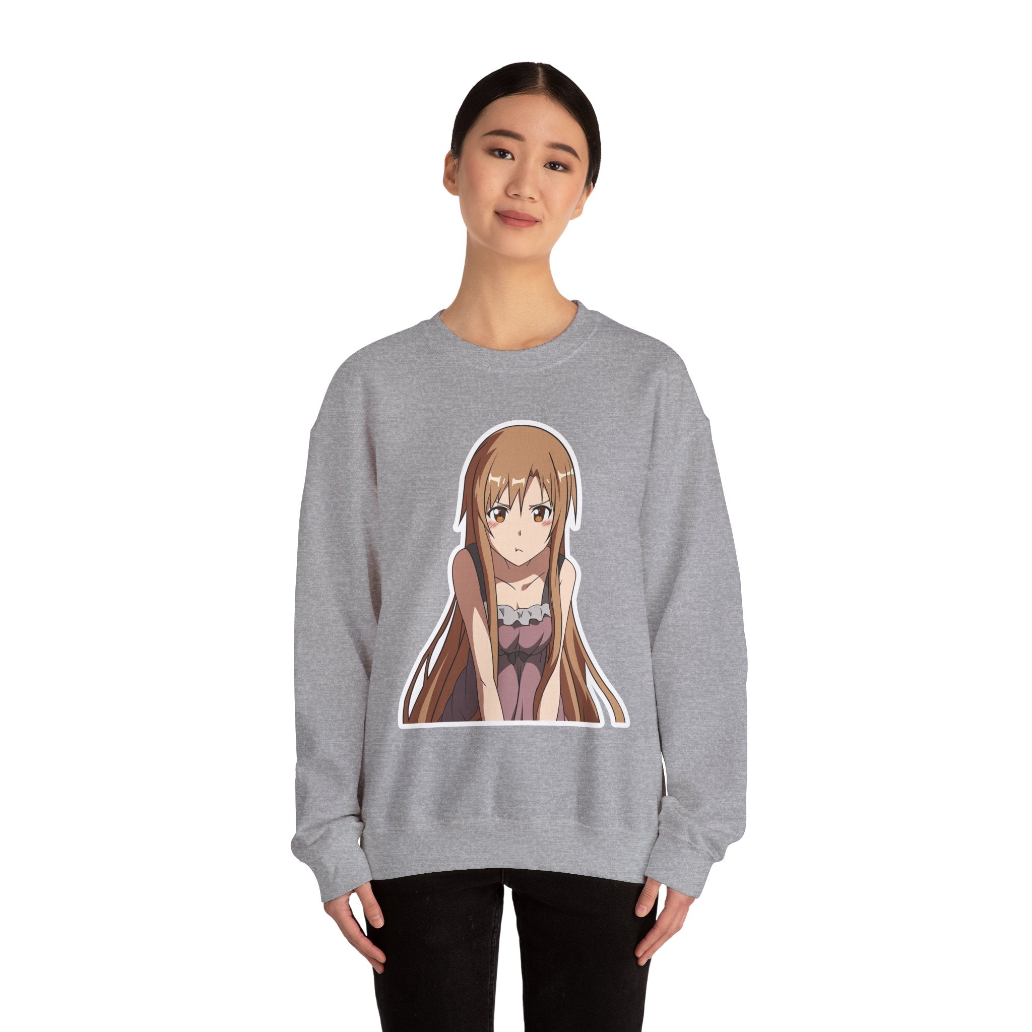 Asuna Yuuki Waifu Unisex Heavy Blend™ Crewneck Sweatshirt