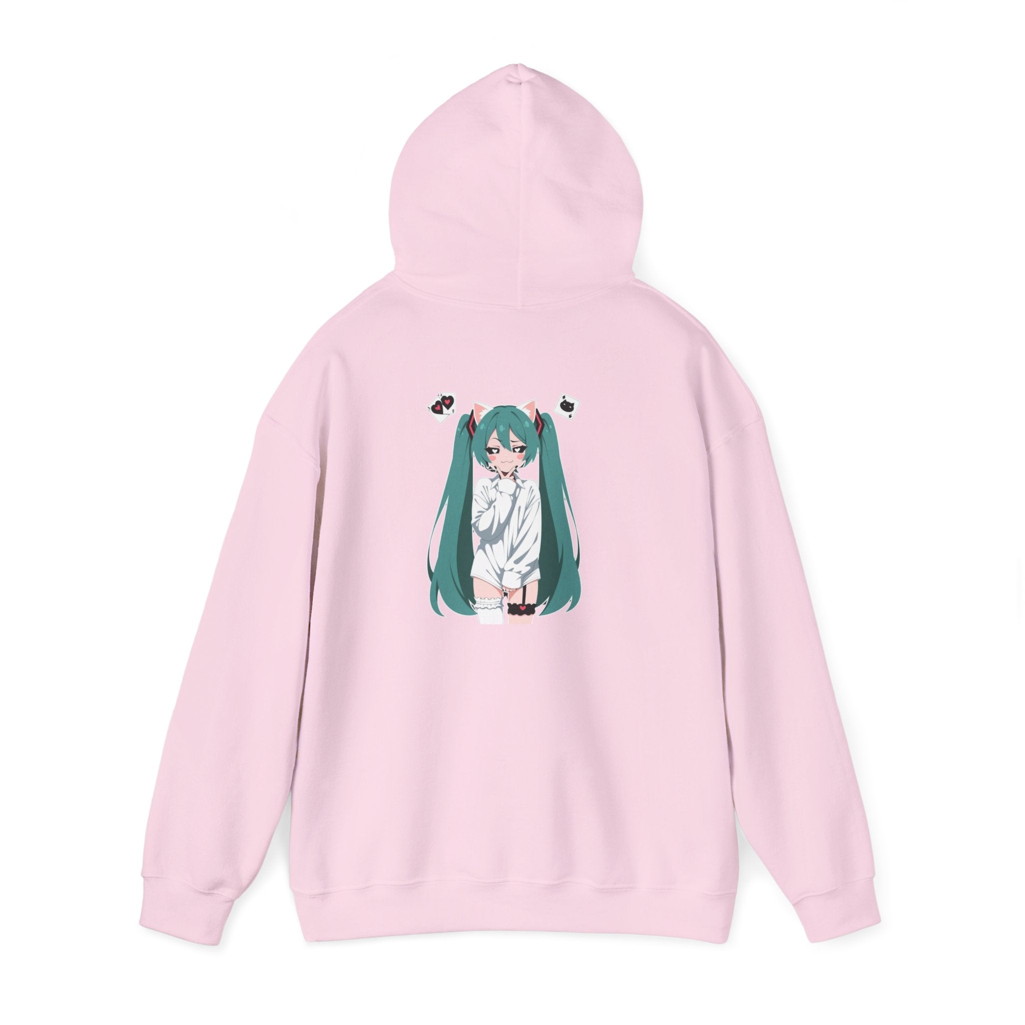 Hatsune Miku Catgirl Cute Unisex Heavy Blend™ Hooded Sweatshirt
