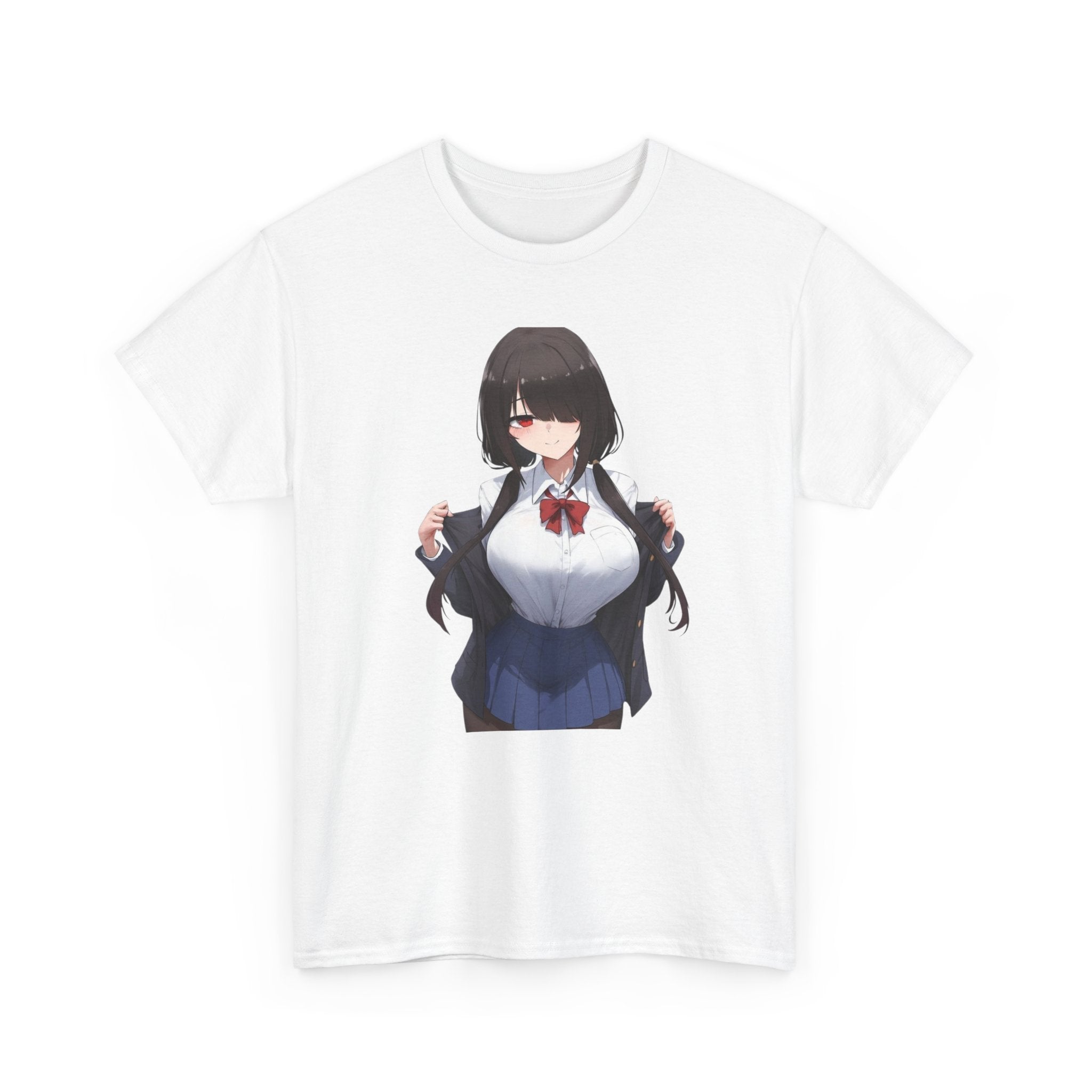 Tokisaki Kurum Schoolgirl Gothic Seductive Unisex Heavy Cotton Tee