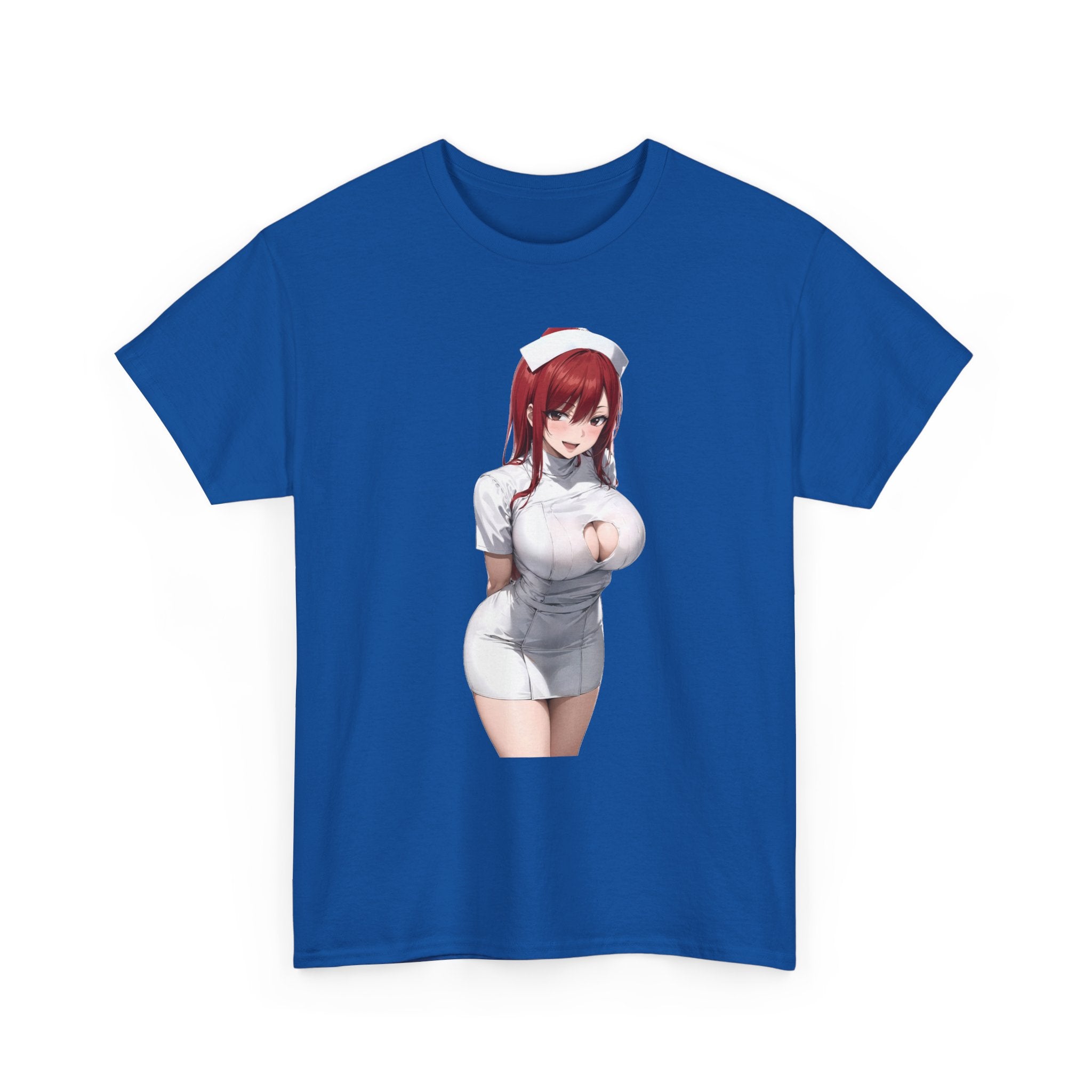 Ezra Scarlet Nurse Uniform Anime Heavy Cotton Tee