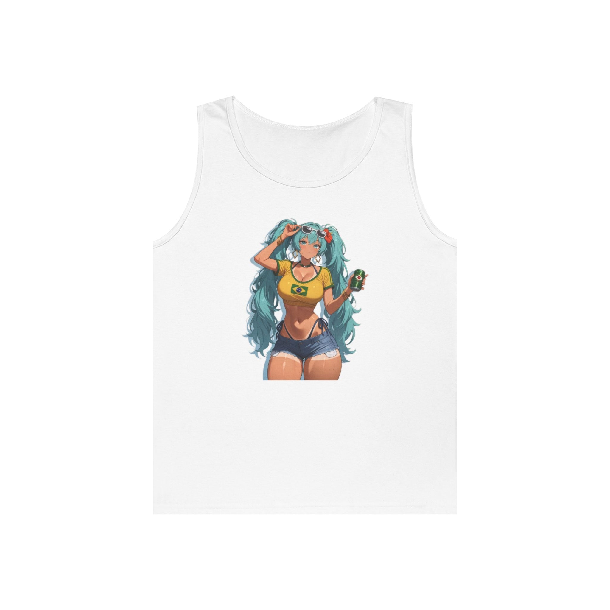 Hatsune Miku Brazil Girl Heavy Cotton Tank Top