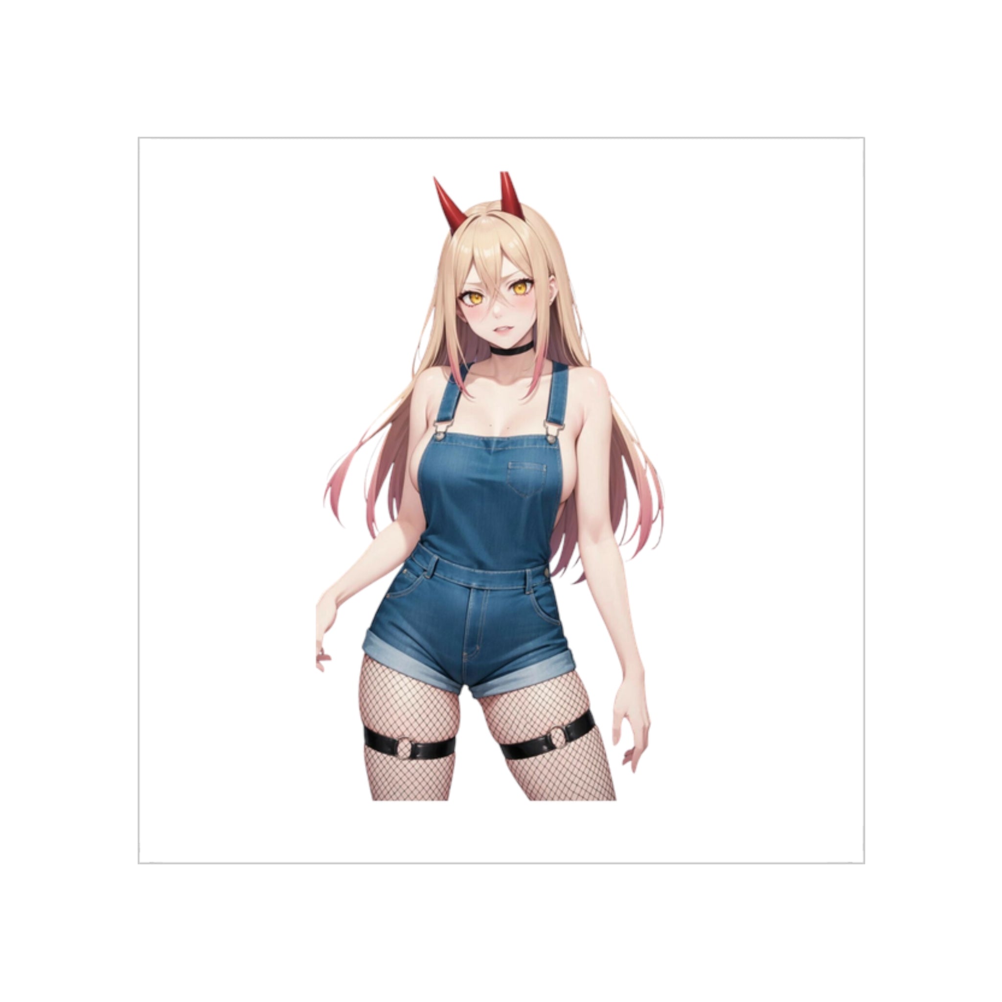 Power Farm Cute Waifu Sticker