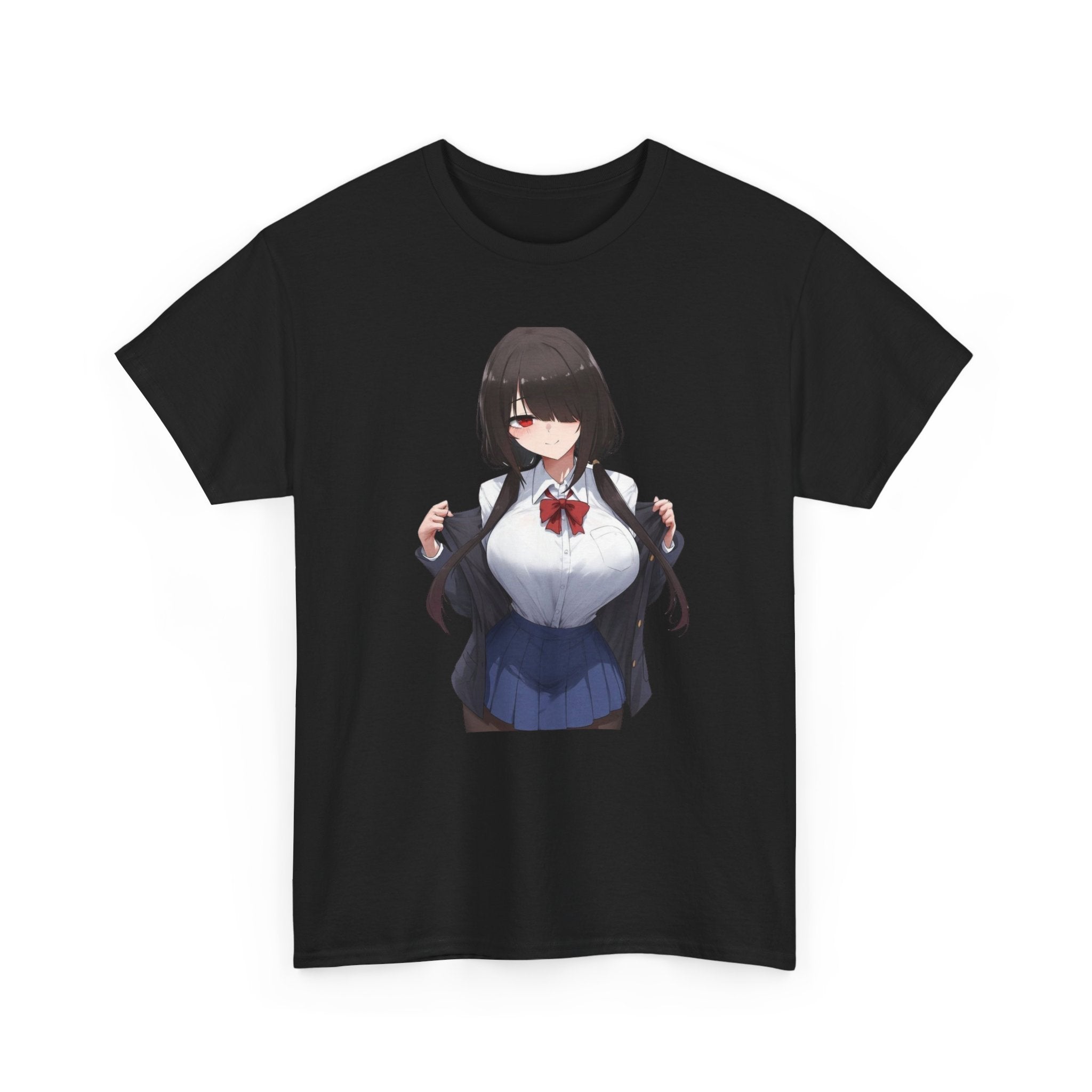 Tokisaki Kurum Schoolgirl Gothic Seductive Unisex Heavy Cotton Tee