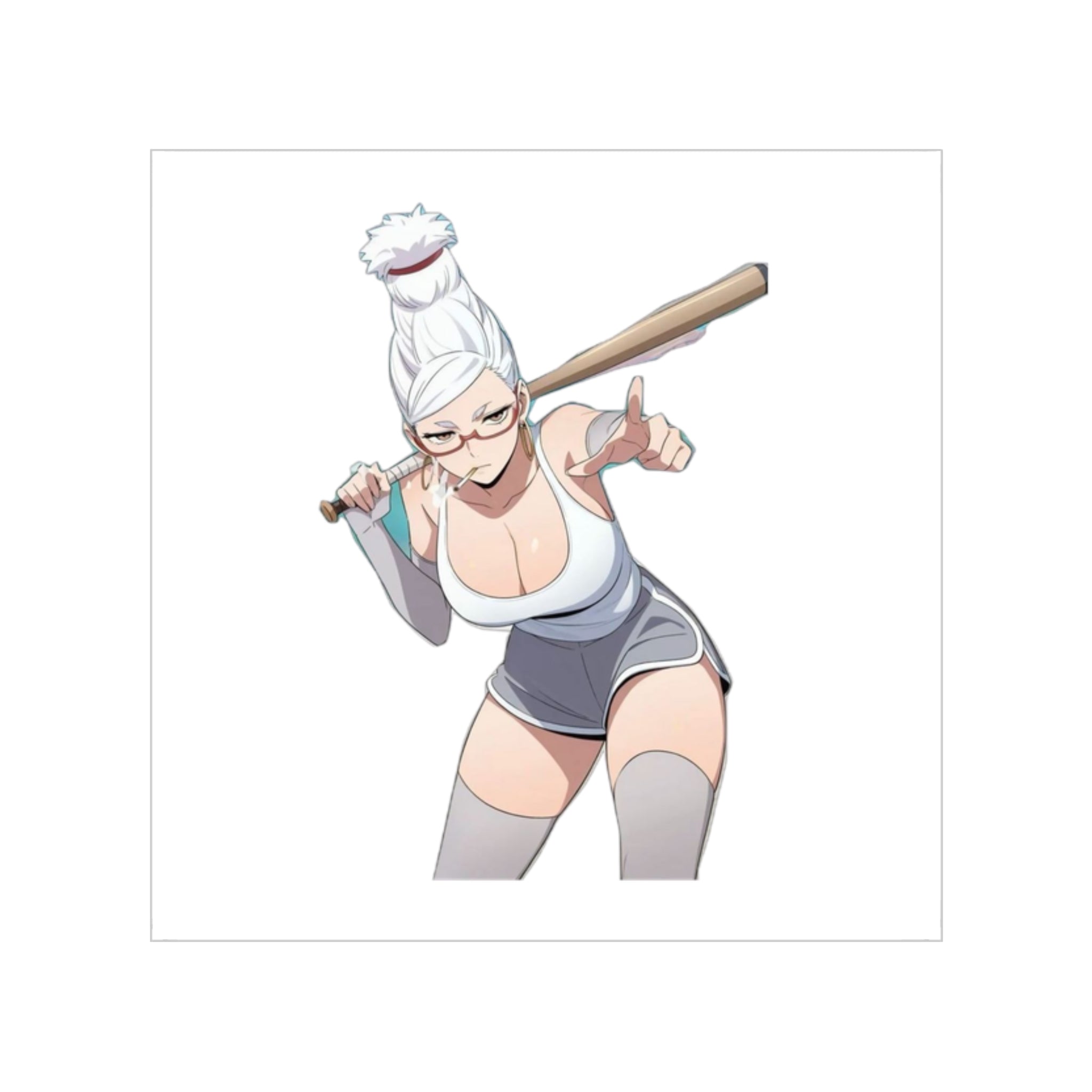 Ayase Seiko Gun Sport Waifu Sticker