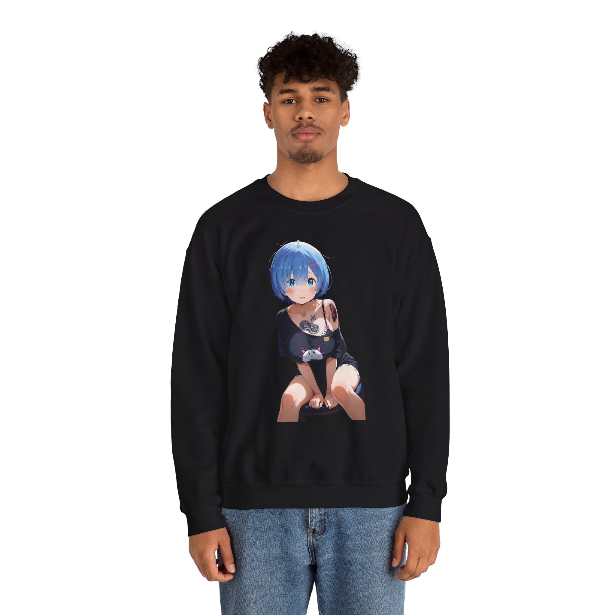 Sexy Rem Tattooed Unisex Heavy Blend™ Crewneck Sweatshirt
