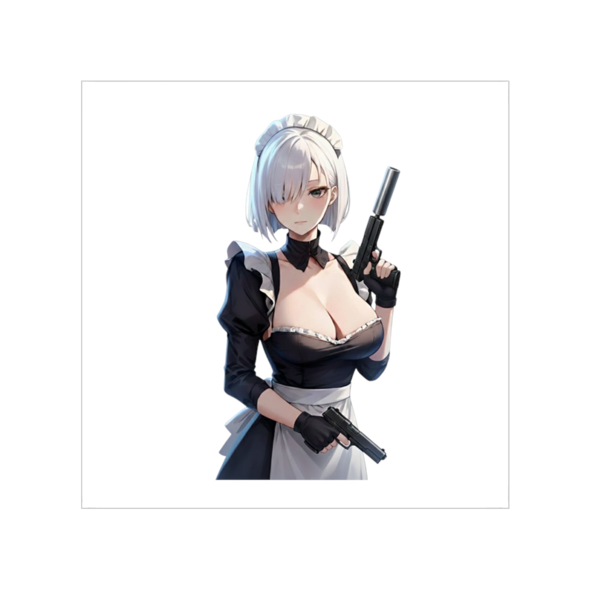 Fiona Frost Maid Tactical Waifu Sticker