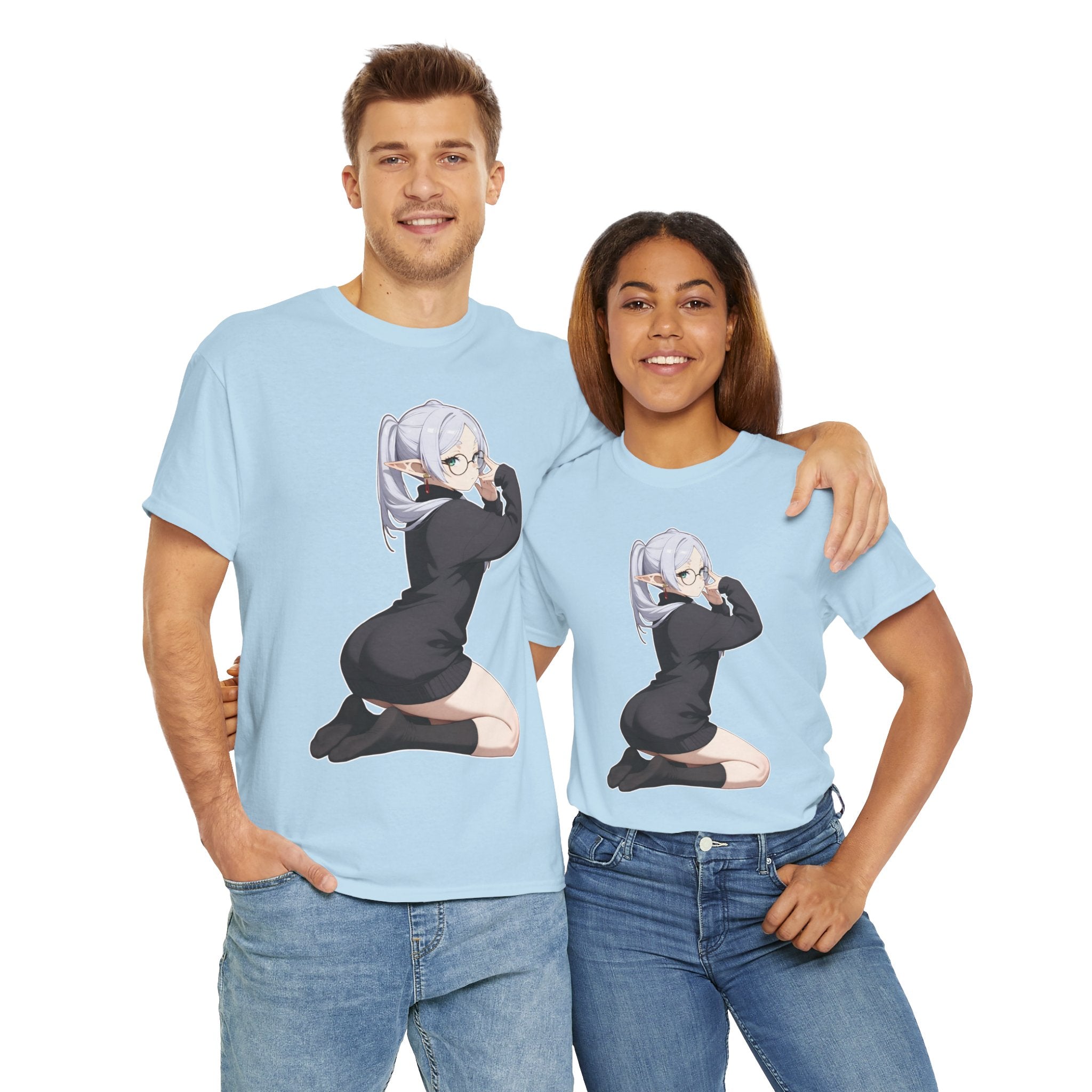 Cute Frieren Unisex Heavy Cotton Tee