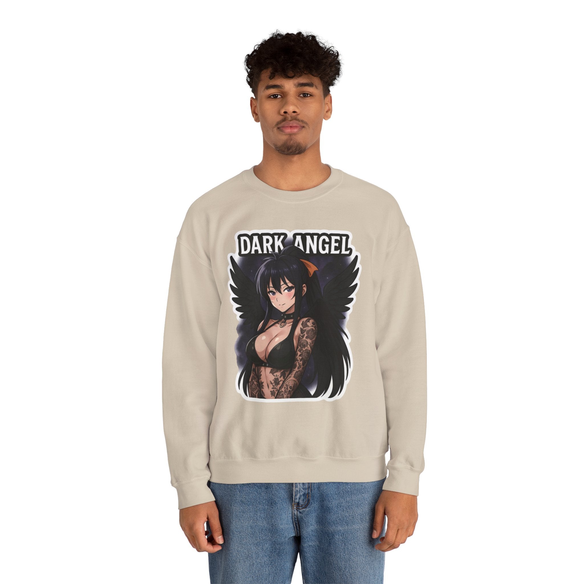 Akeno Himejima Dark Angel Unisex Heavy Blend™ Crewneck Sweatshirt