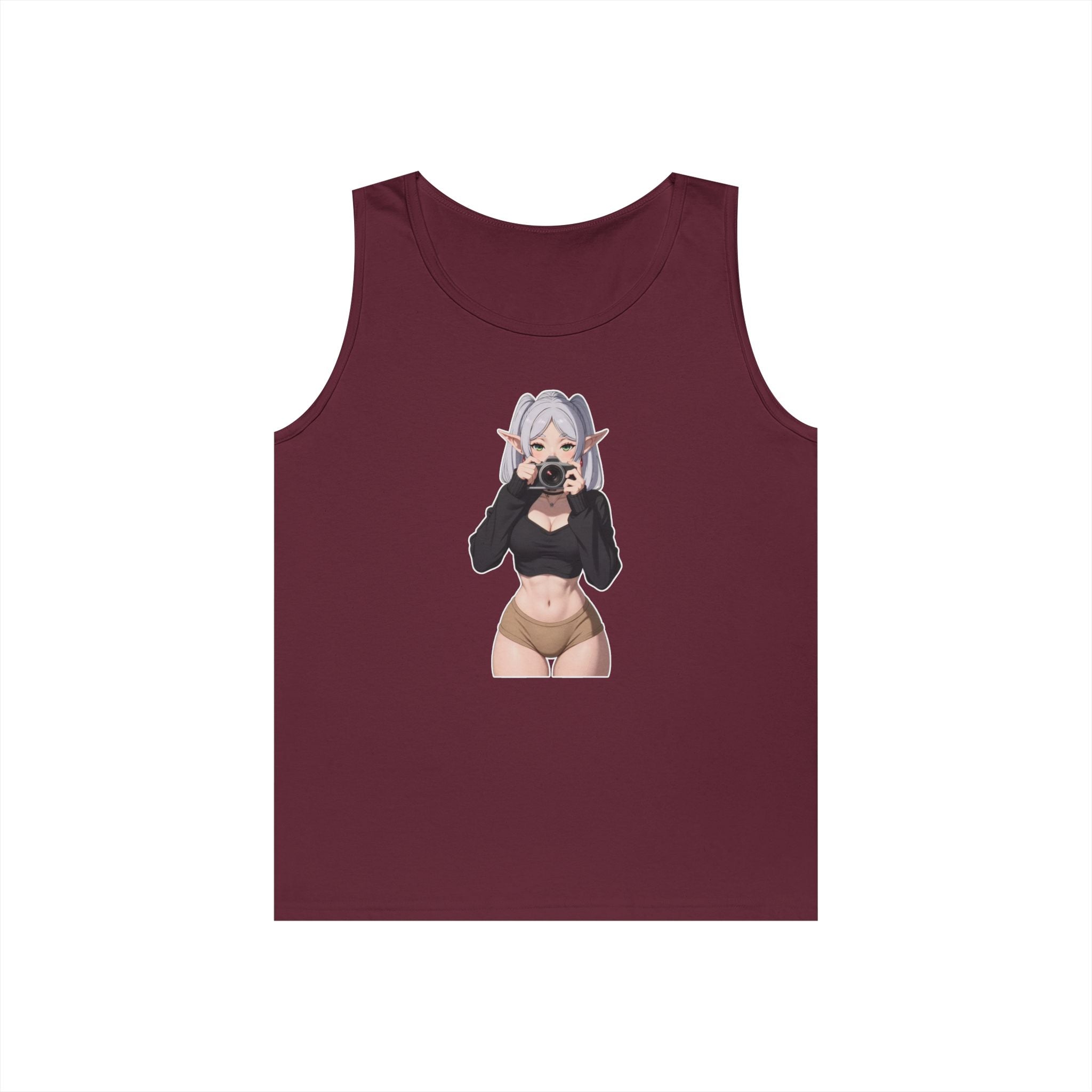 Frieren Cute Heavy Cotton Tank Top
