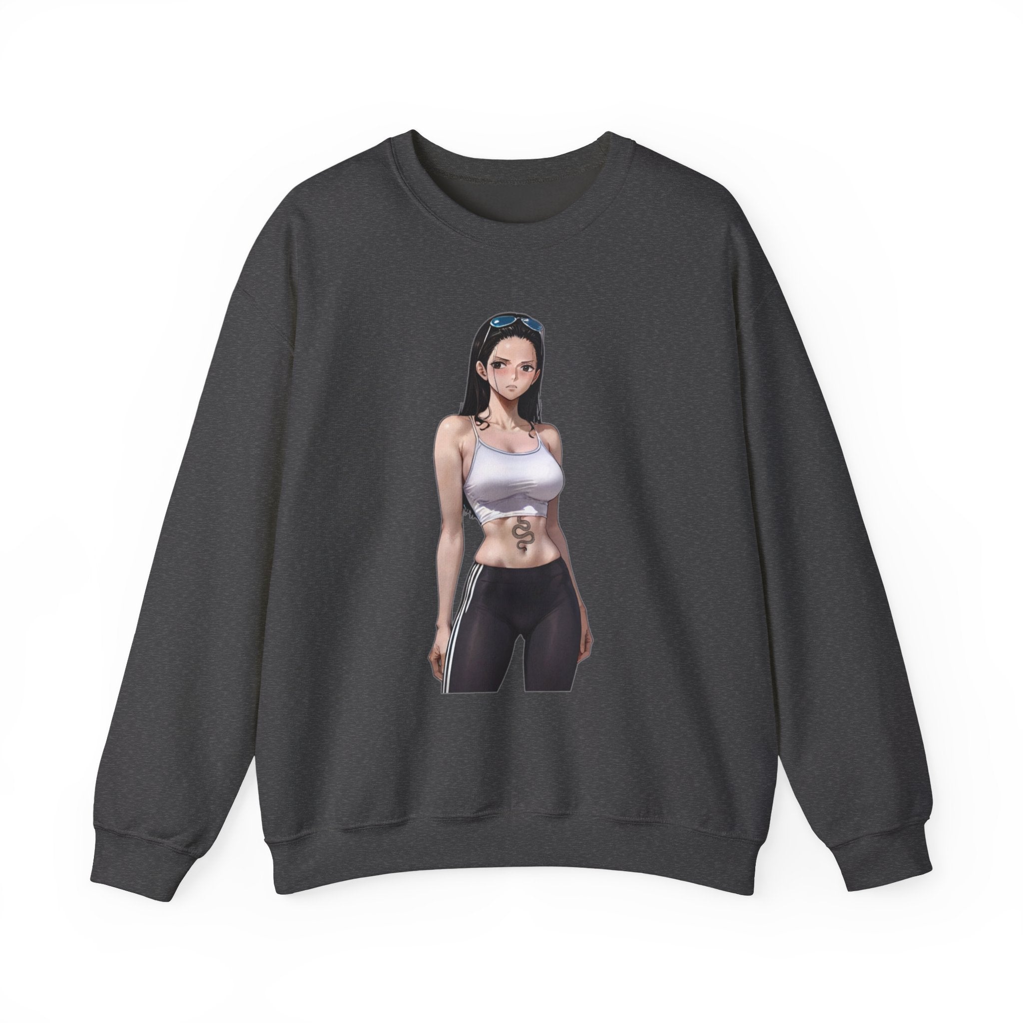 Copy of Nico Robin Catgirl Casual Anime Unisex Heavy Blend™ Crewneck Sweatshirt