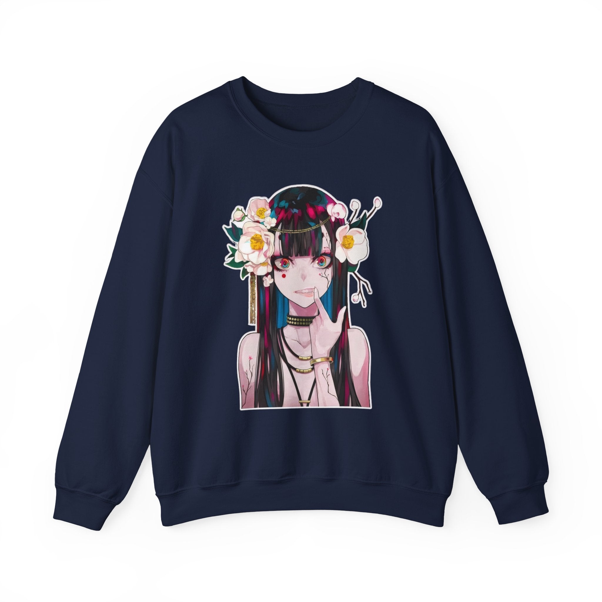 Vampire Girl Dark Fantasy Unisex Heavy Blend™ Crewneck Sweatshirt