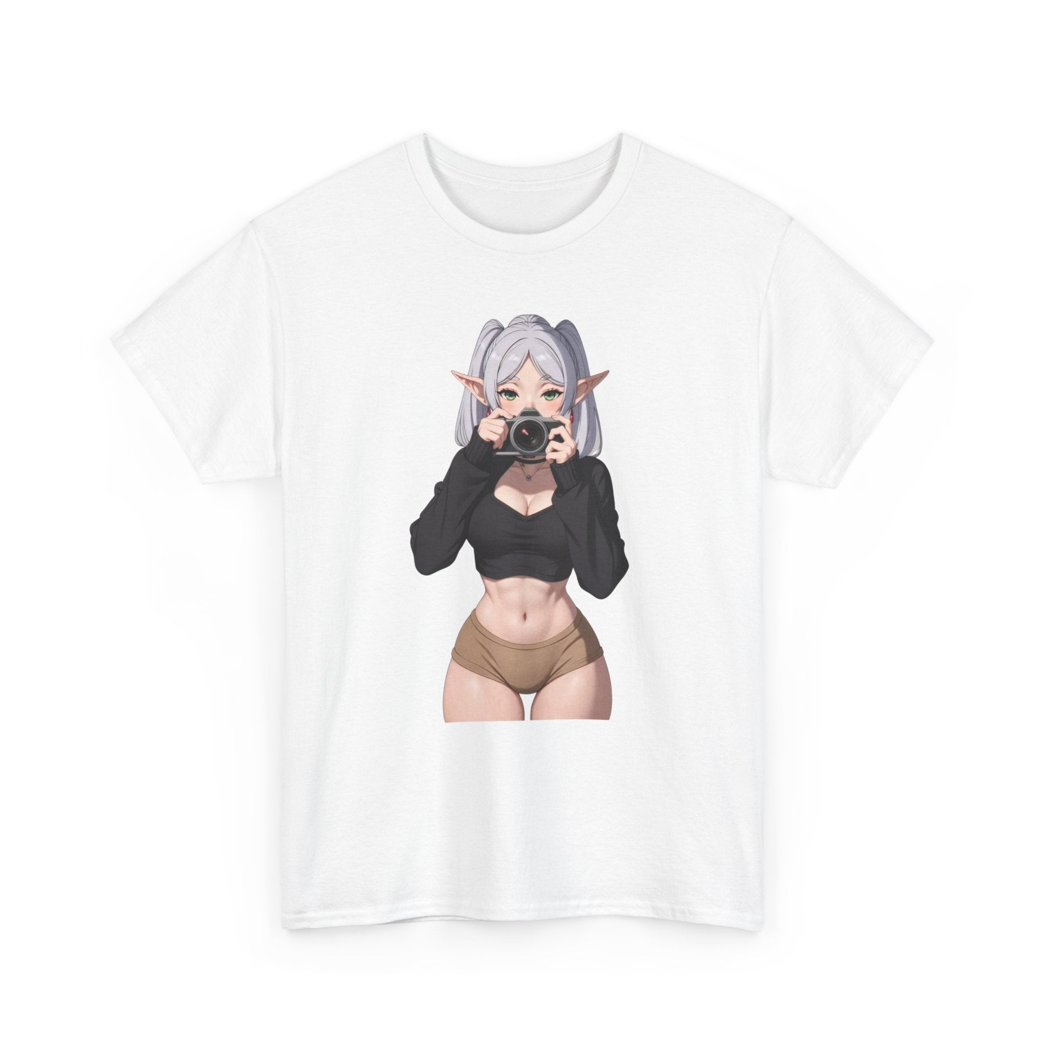 Frieren Cute Unisex Heavy Cotton Tee