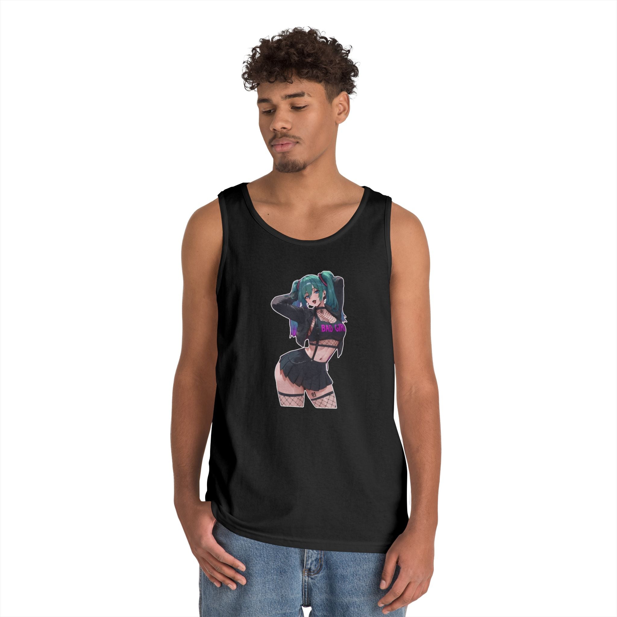 Hatsune Miku Baddie Heavy Cotton Tank Top