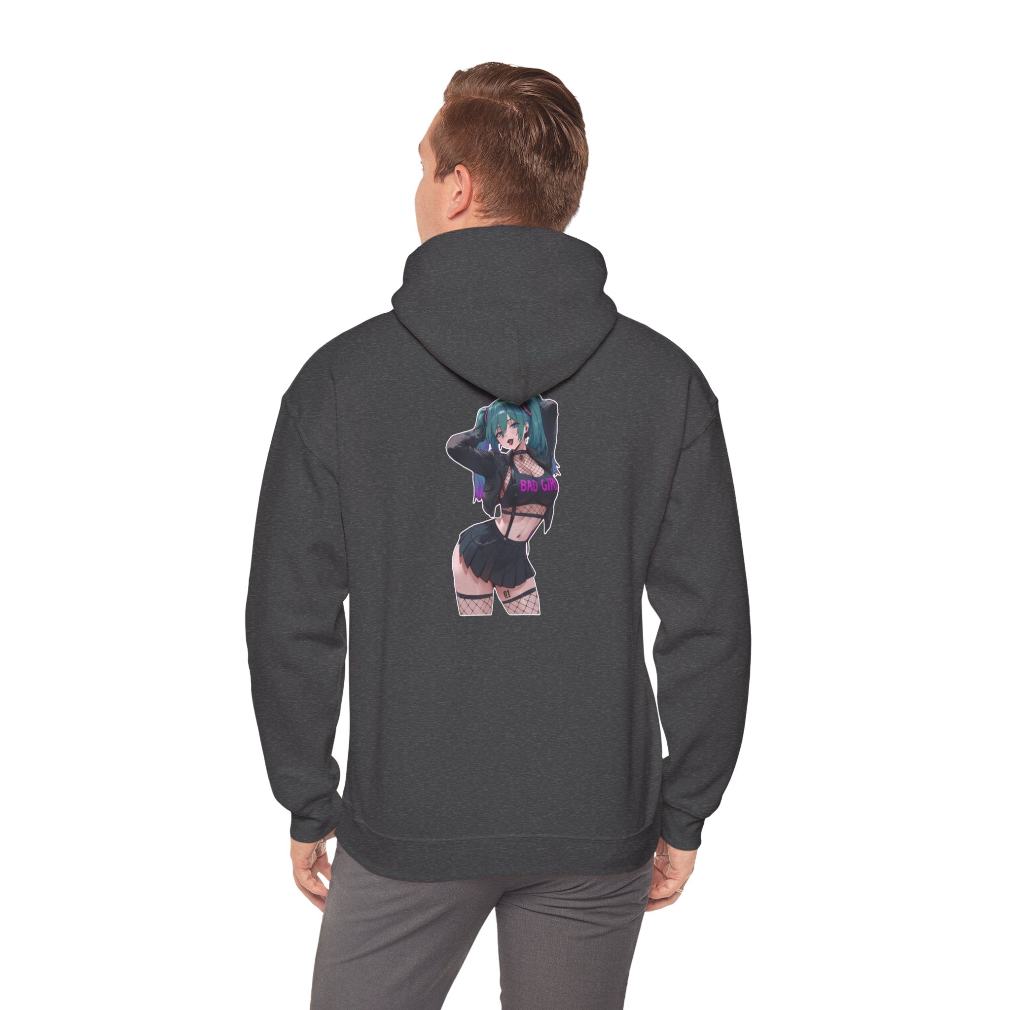Hatsune Miku Baddie Unisex Heavy Blend™ Hooded Sweatshirt