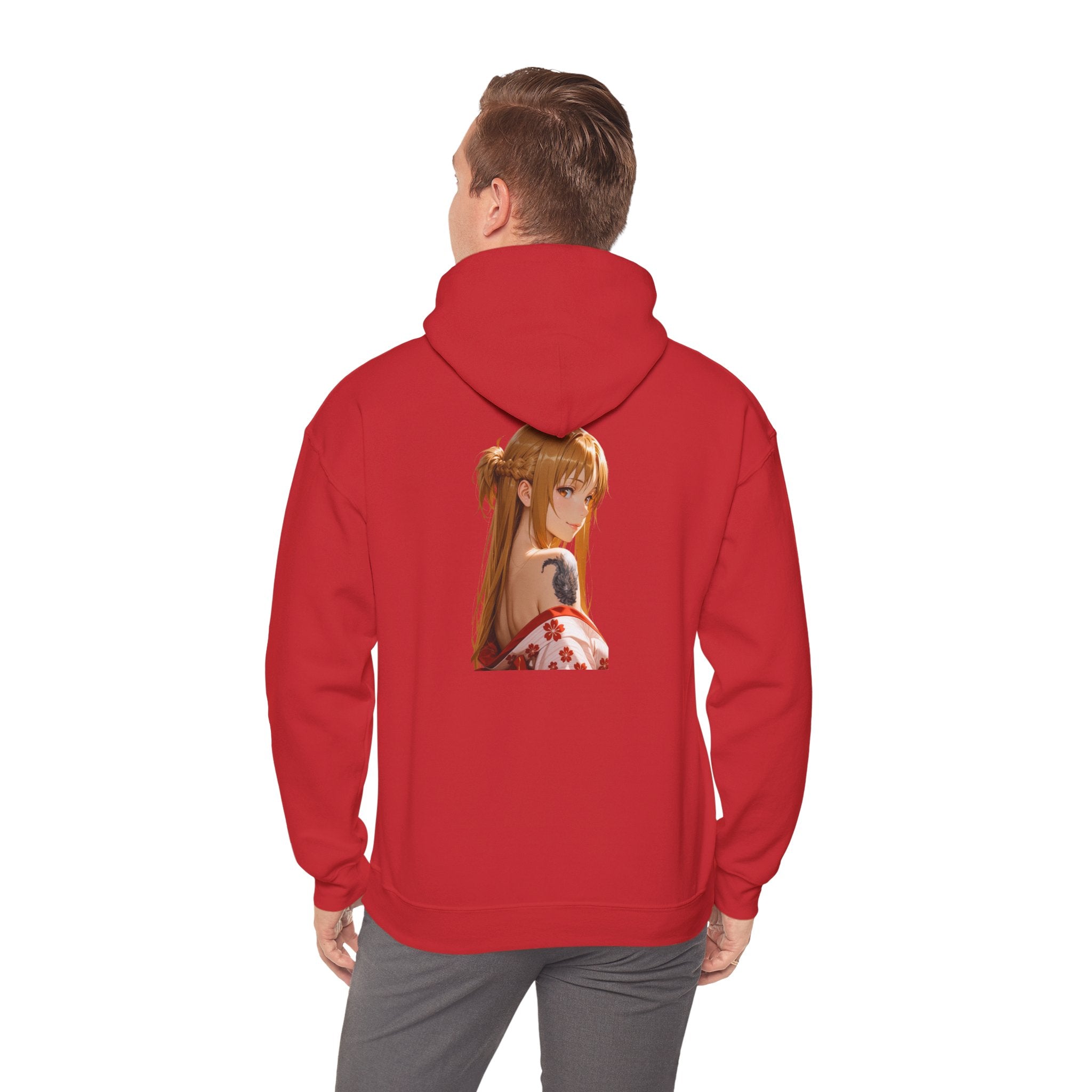 Asuna Kimono Tattoo Unisex Heavy Blend™ Hooded Sweatshirt