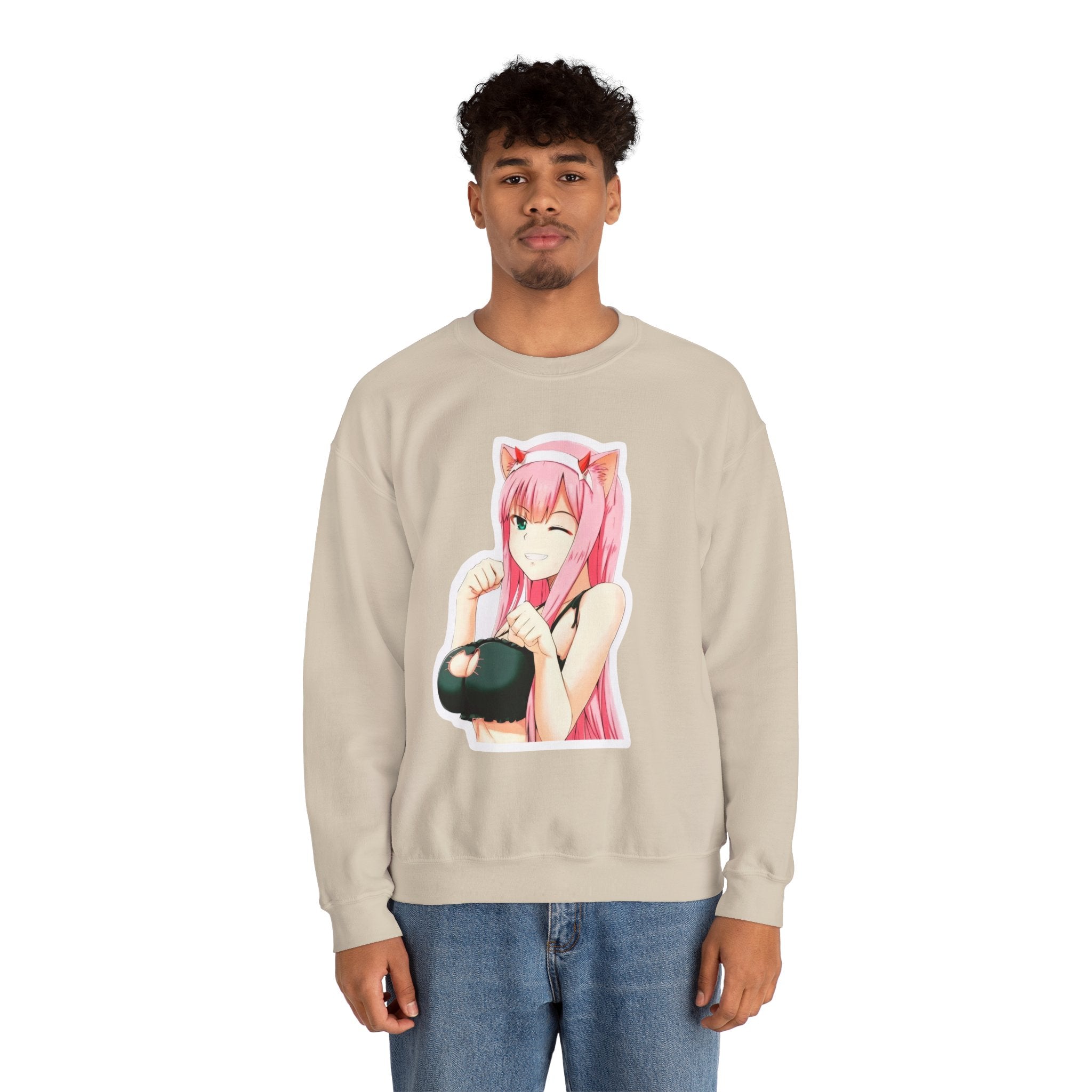 Zero Two Sexy Style Unisex Heavy Blend™ Crewneck Sweatshirt