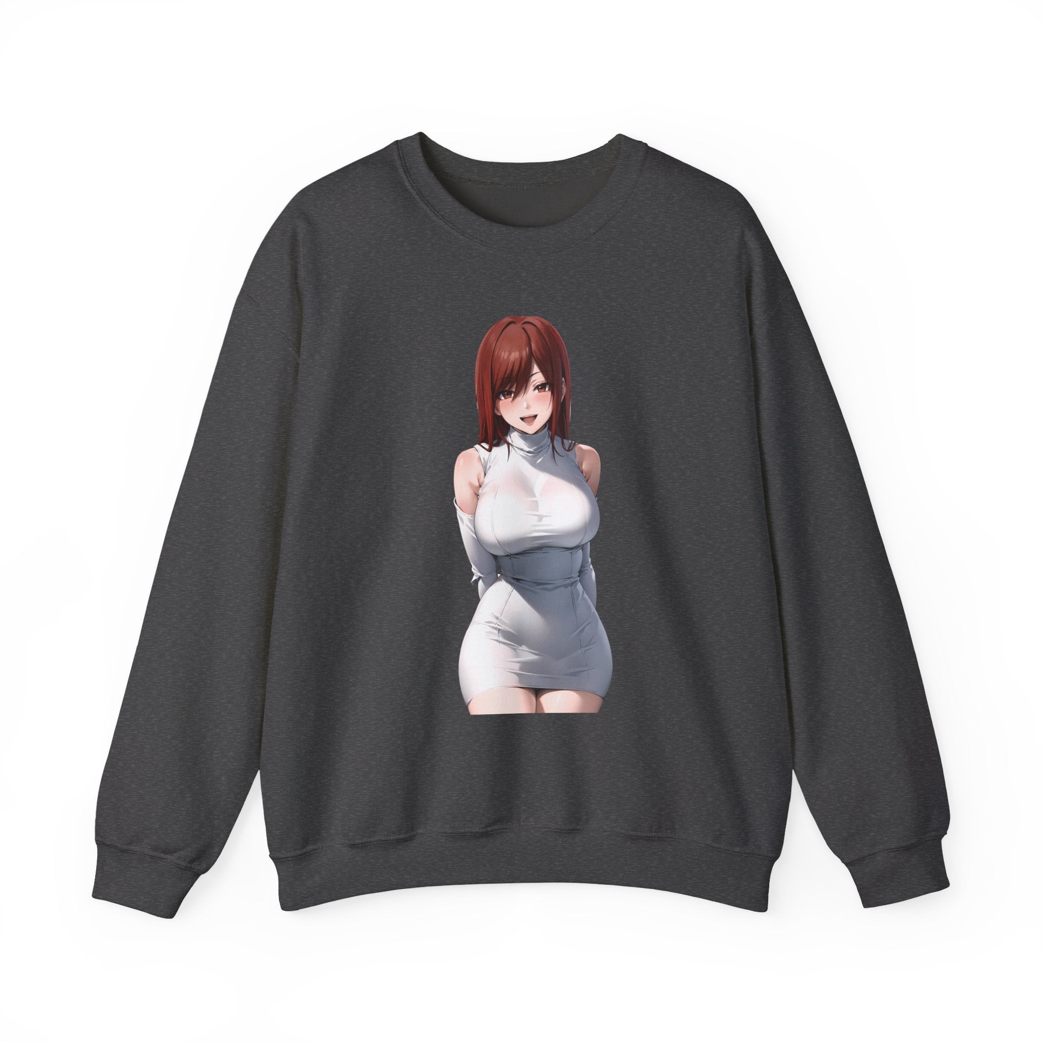 Ezra Scarlet Charming White Dress Anime Unisex Heavy Blend™ Crewneck Sweatshirt