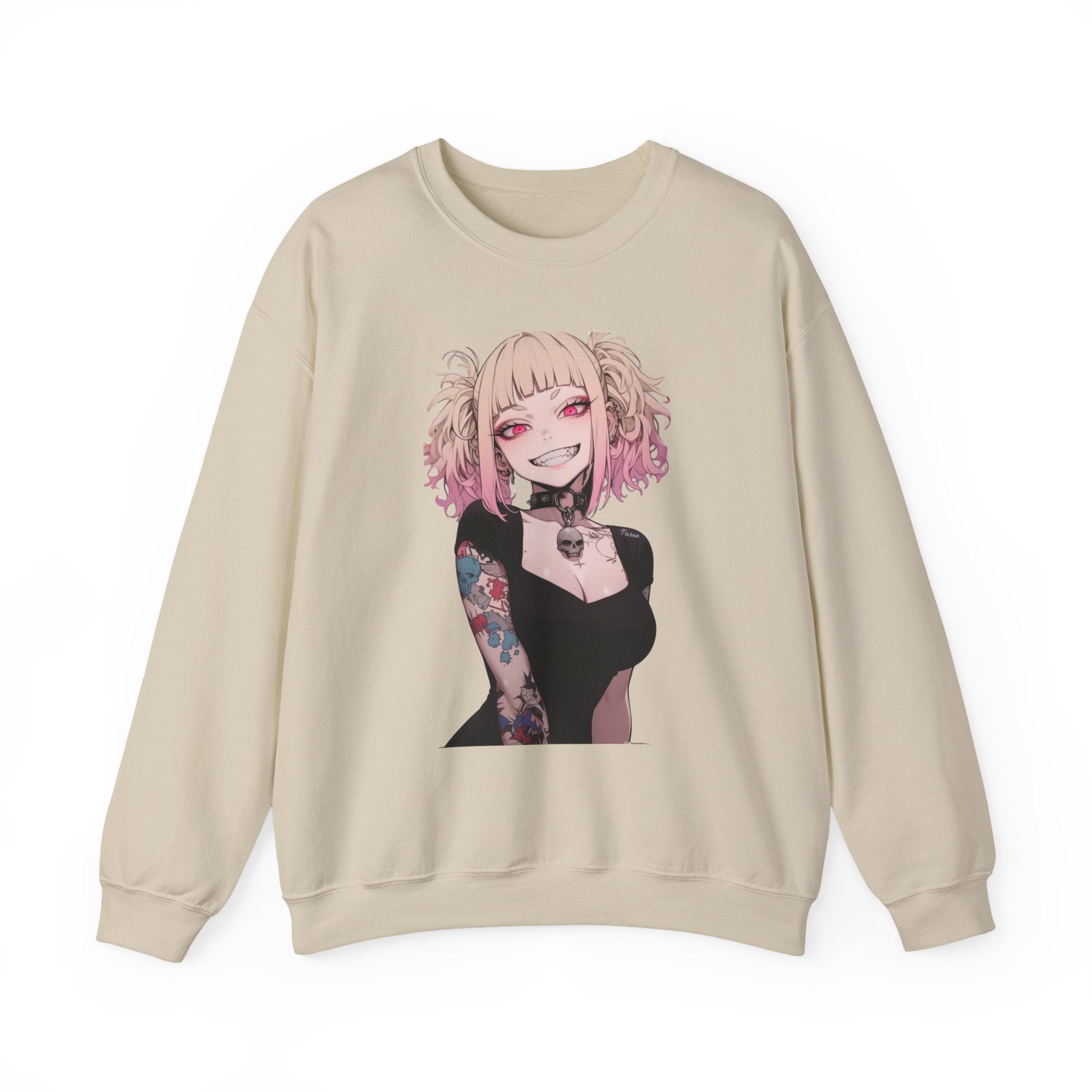 Gothic Himiko Toga Tattooed Crazy Unisex Heavy Blend™ Crewneck Sweatshirt