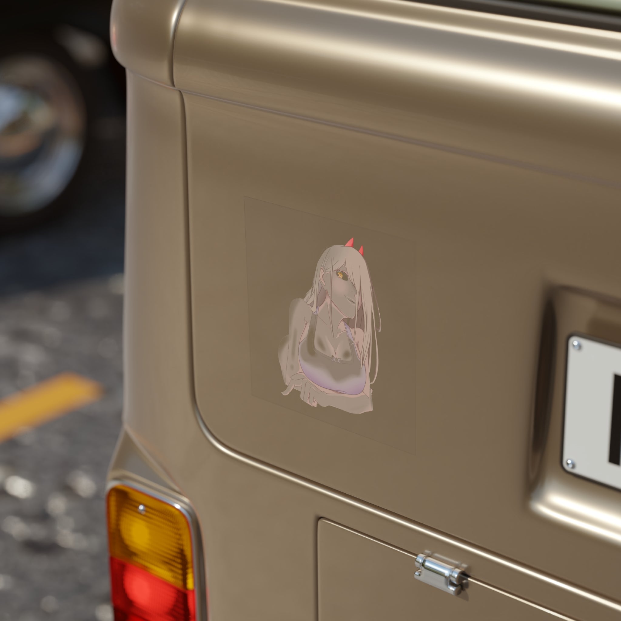Power Cute Waifu Sticker