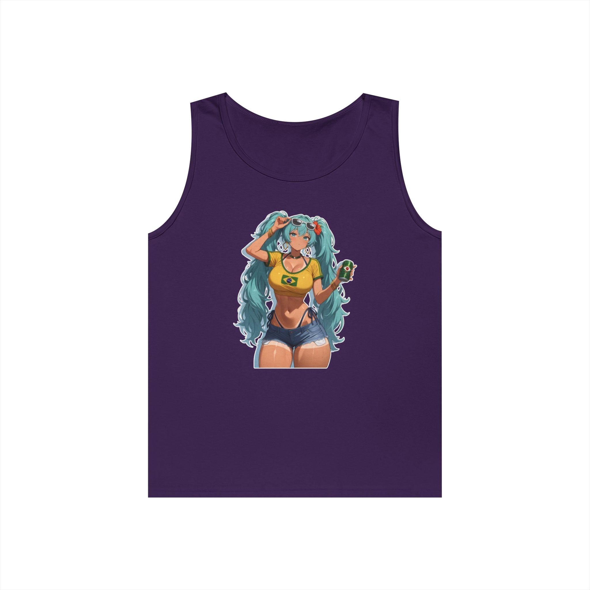 Hatsune Miku Brazil Girl Heavy Cotton Tank Top